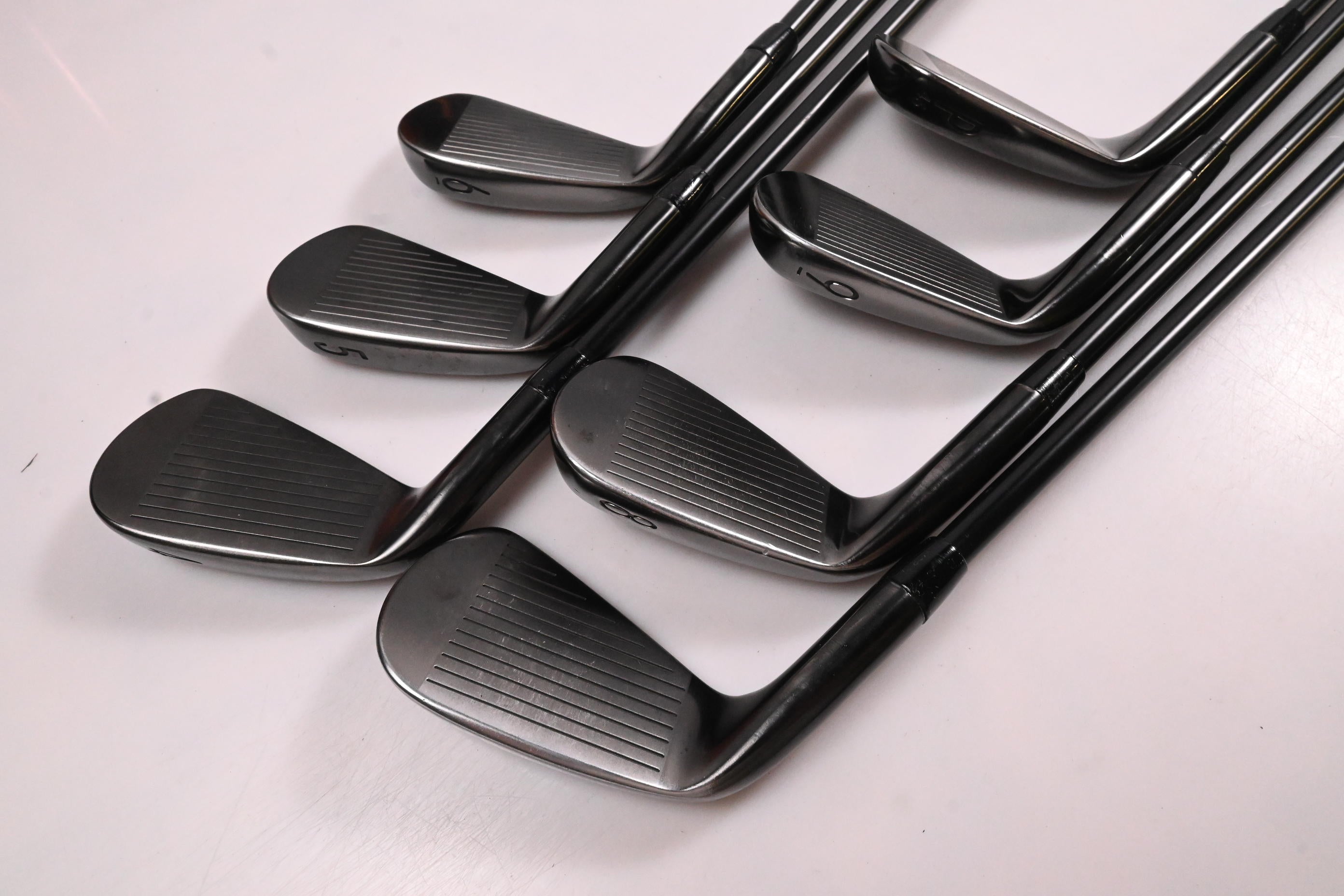 Titleist T100 Ltd Edition Black Irons / 4-PW / Stiff Flex Elevate Tour Shafts