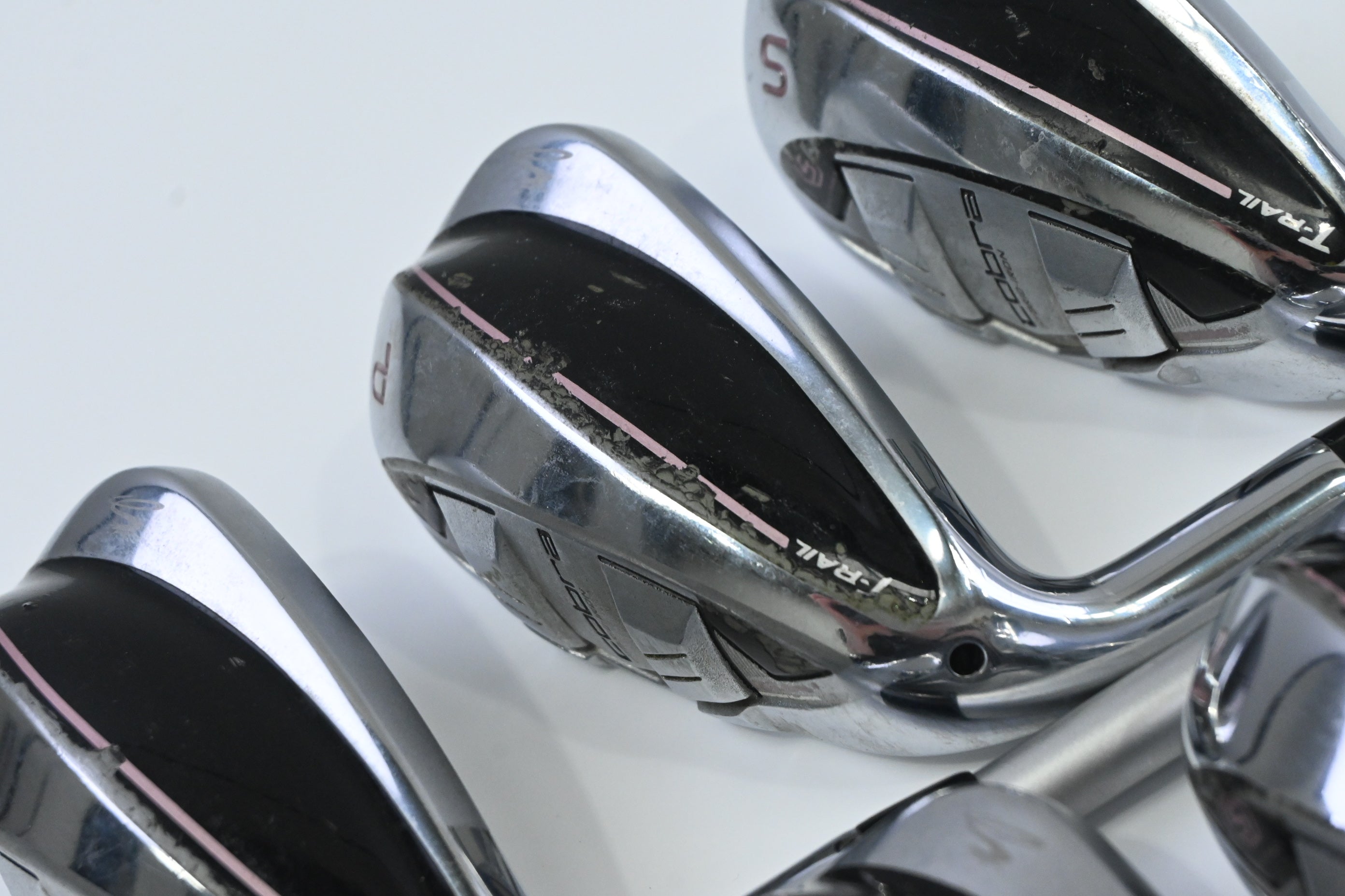 Ladies Left Hand Cobra T-Rail 2023 Irons / 5-PW+SW / Ladies Flex Ultralite 45
