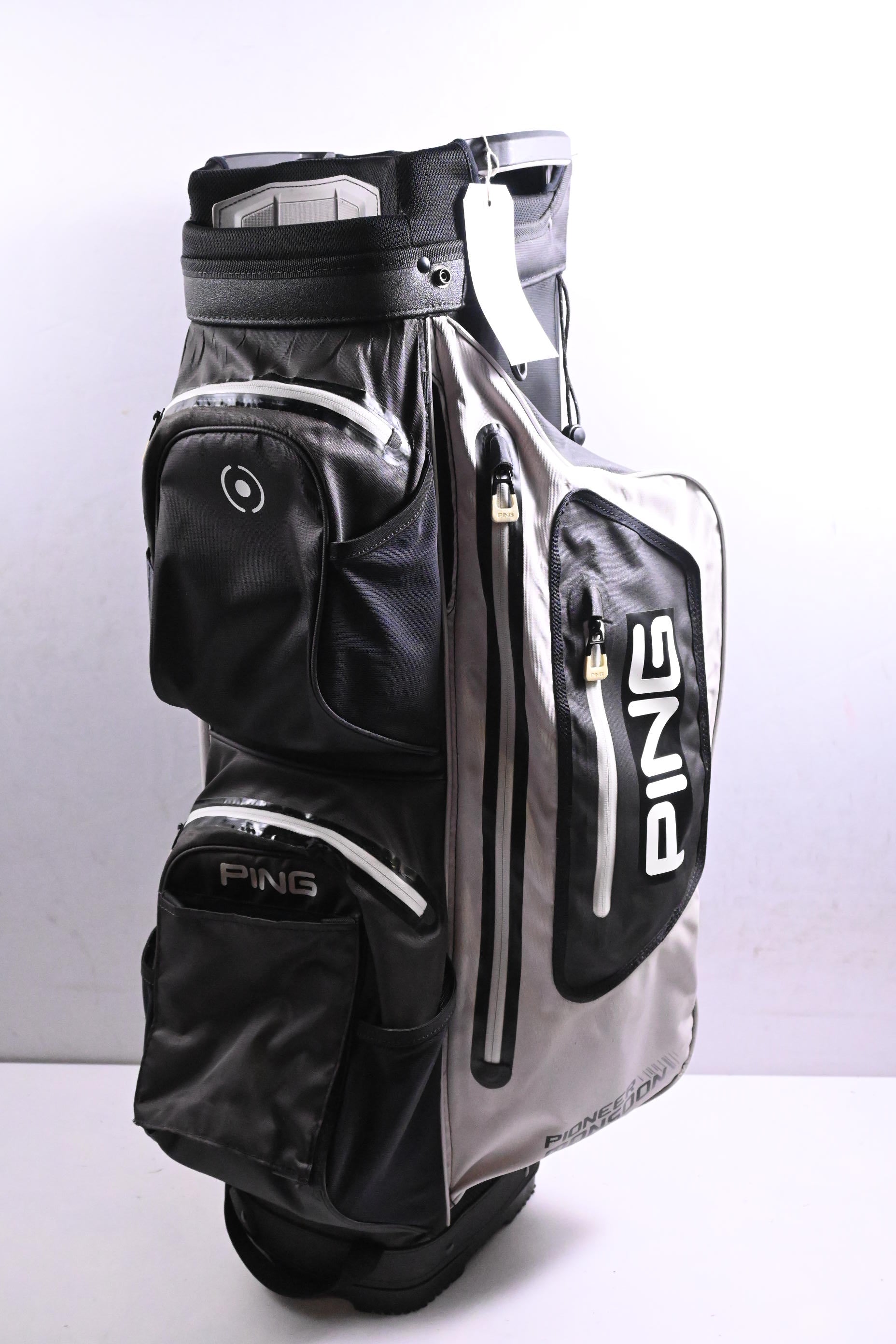 Ping Pioneer Monsoon Cart Bag / 15-Way Divider / Black, White