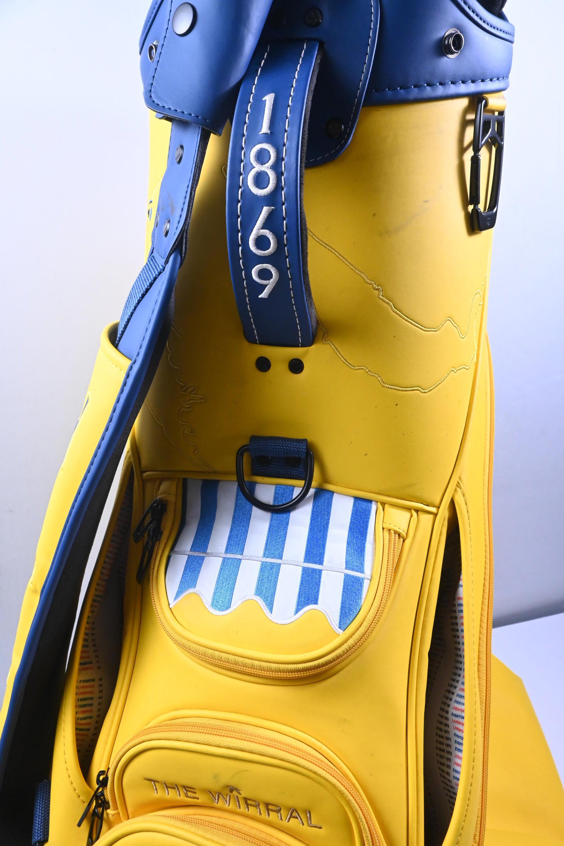 Taylormade British Open 2023 Tour Bag / 6-Way Divider / Yellow, Blue