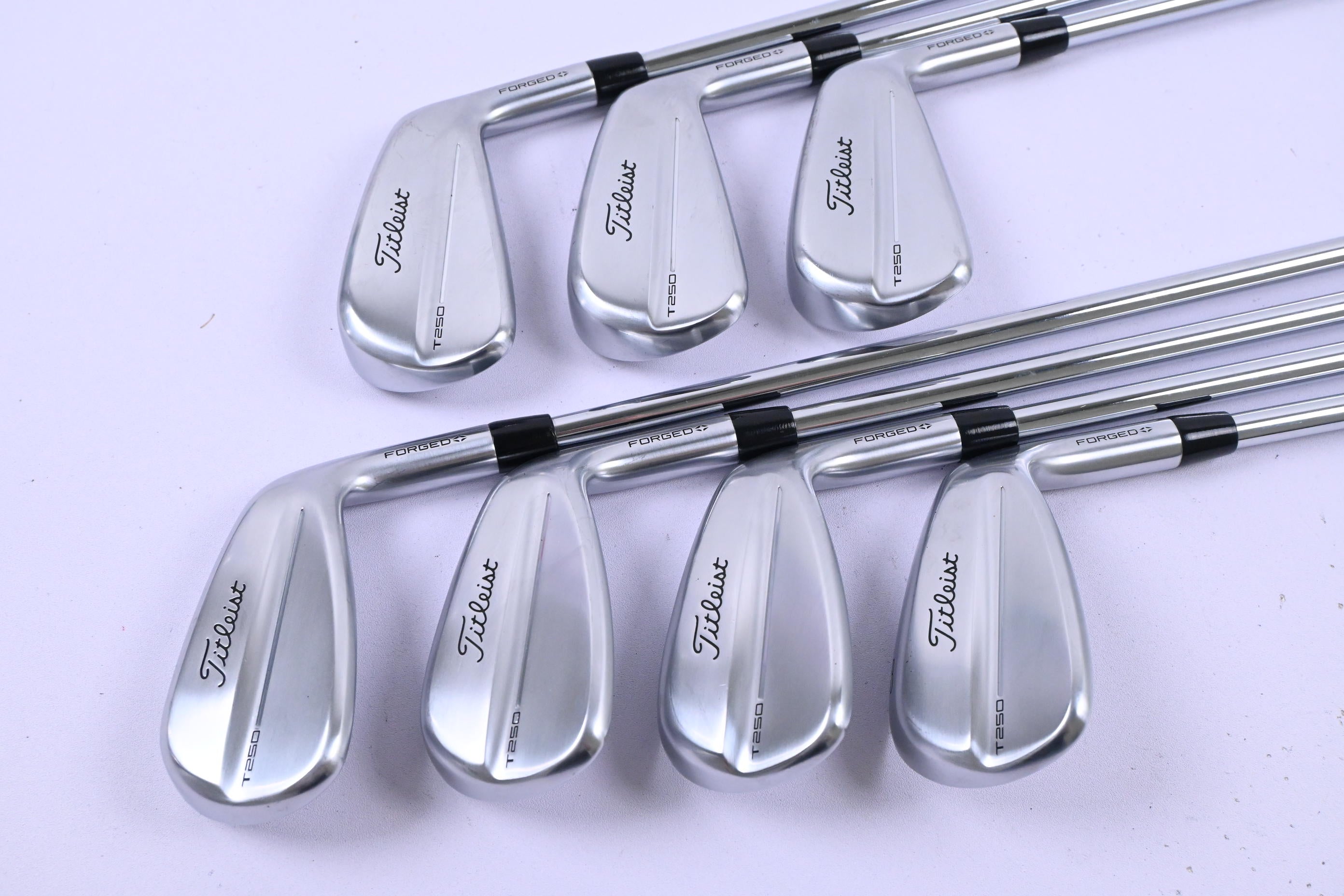 Titleist T250 2025 Irons / 5-PW+GW / Regular Flex True Temper AMT Black Shafts