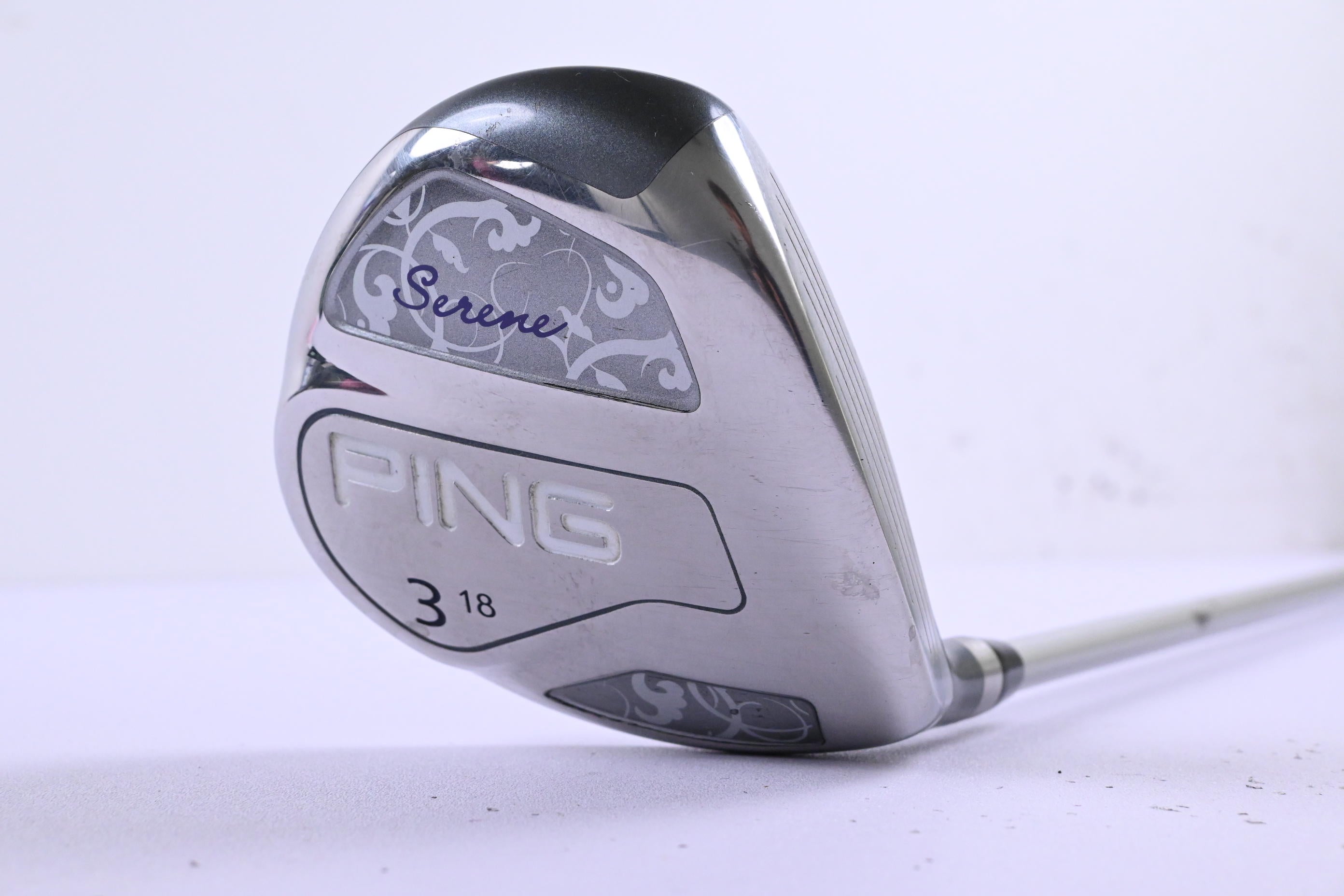 Ladies Ping Serene #3 Wood / 18 Degree / Ladies Flex Ping ULT 210 Lite shaft