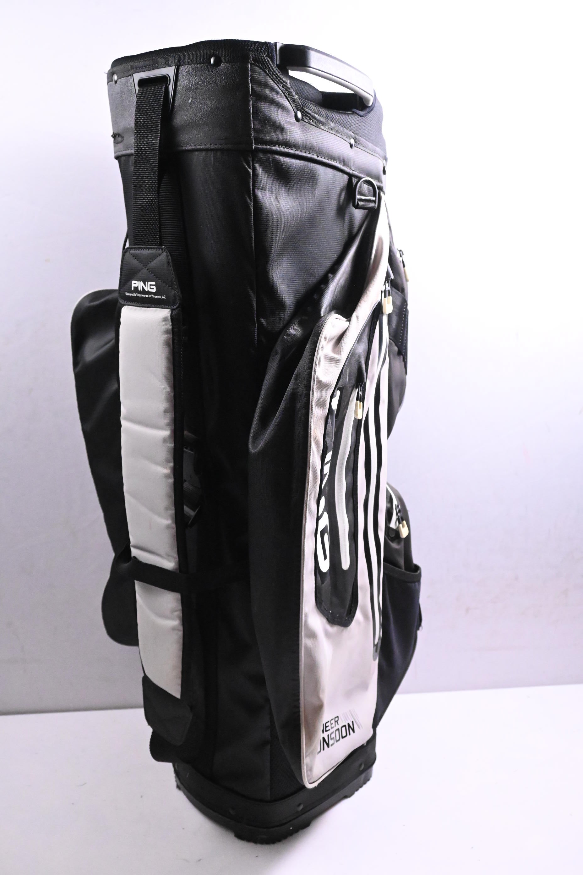 Ping Pioneer Monsoon Cart Bag / 15-Way Divider / Black, White