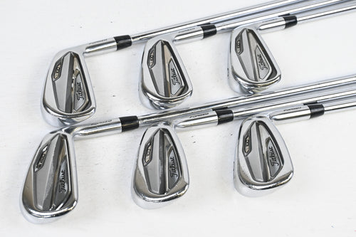 Titleist T100 2019 Irons / 4-9i / Stiff Flex AMT Tour White S300 Shafts