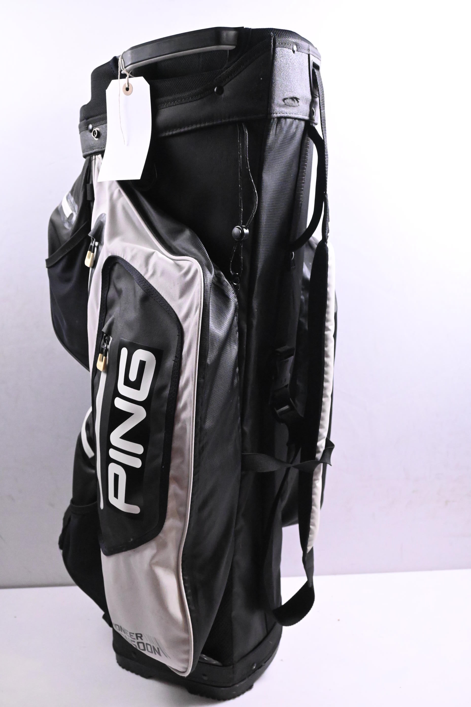 Ping Pioneer Monsoon Cart Bag / 15-Way Divider / Black, White