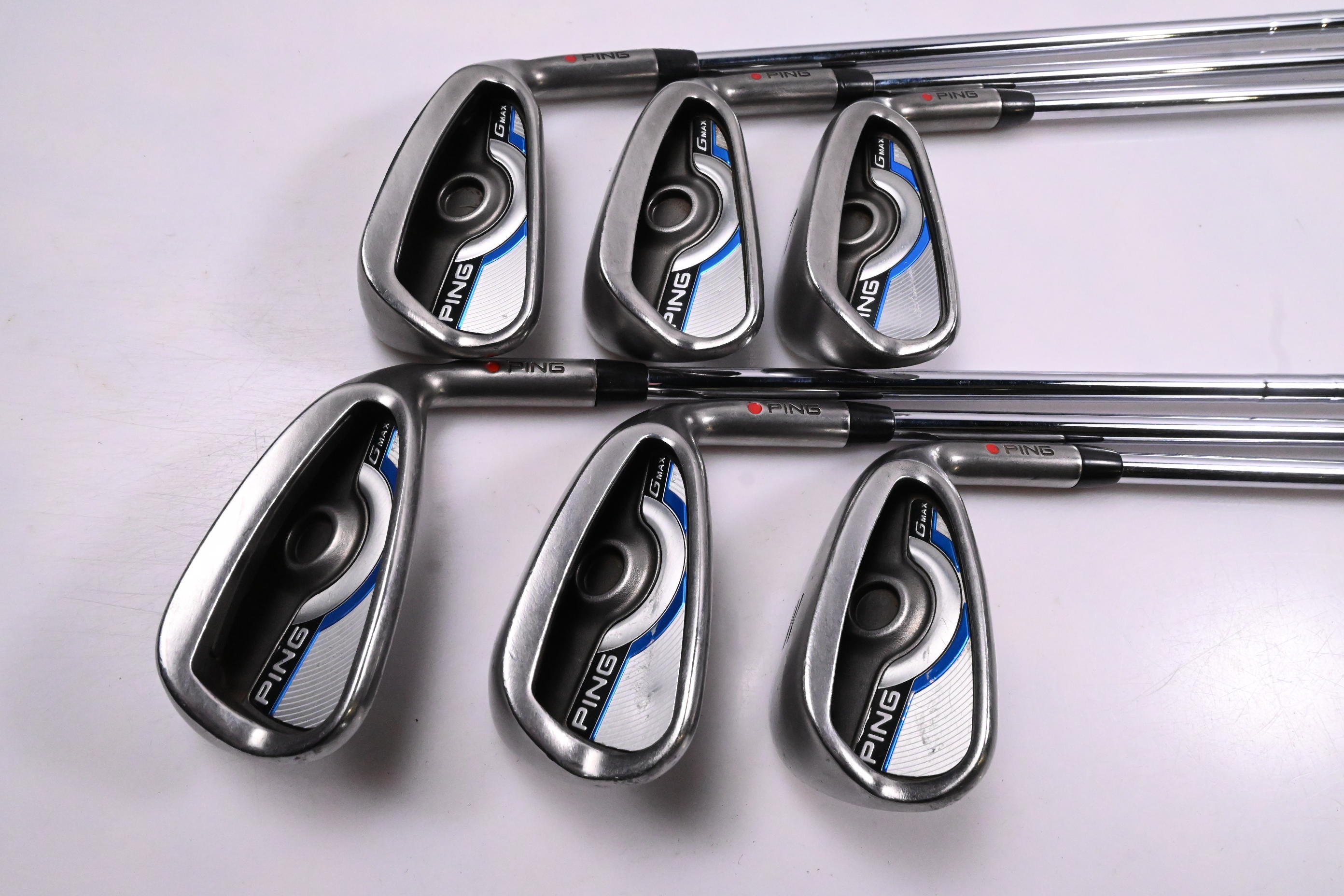 Ping GMax Irons / 5-PW / Red Dot / Senior Flex Ping CFS Shafts