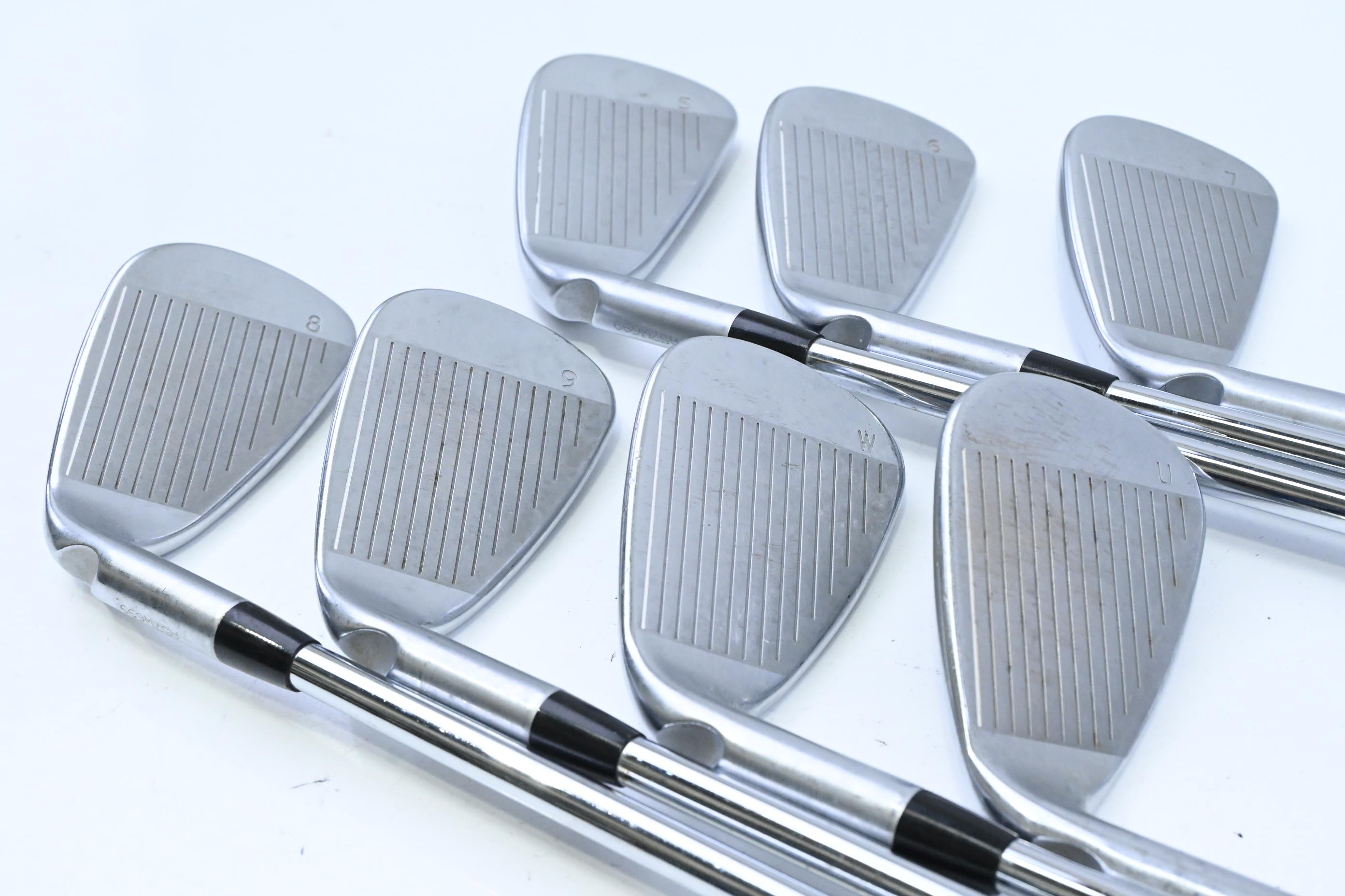 Ping G400 Irons / 5-PW+UW / Orange Dot / Stiff Flex Ping AWT 2.0 Shafts