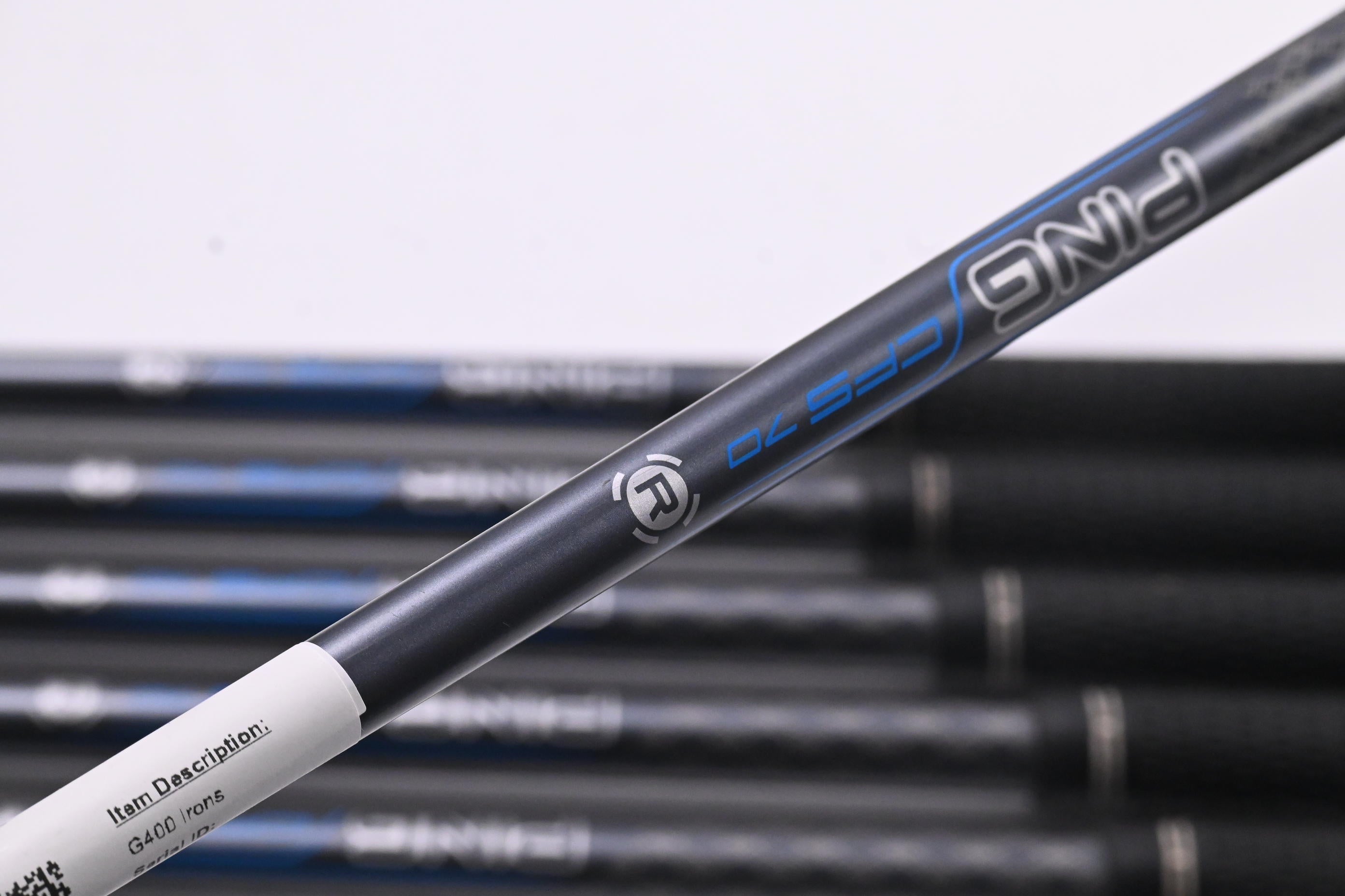 Ping G400 Irons / 6-PW+SW / Orange Dot / Regular Flex Ping CFS 70 Shafts