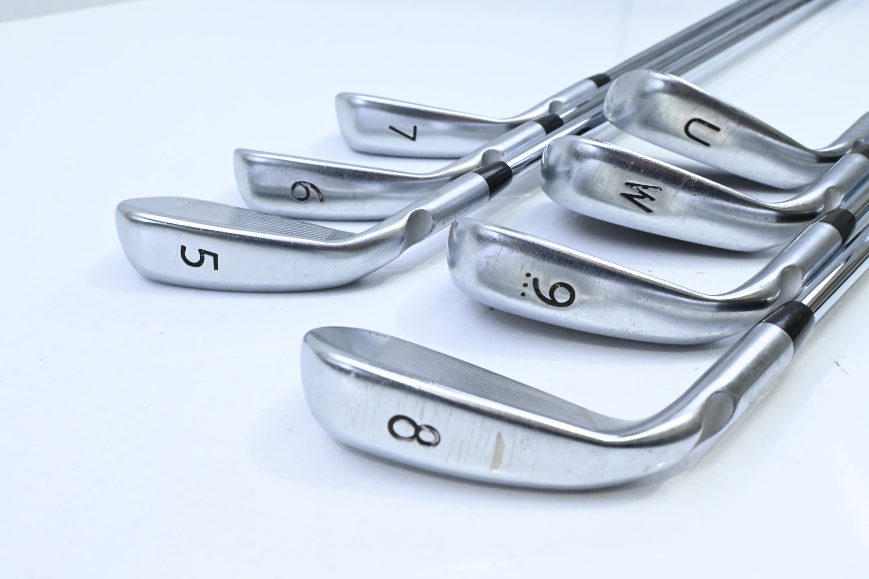 Ping G400 Irons / 5-PW+UW / Orange Dot / Stiff Flex Ping AWT 2.0 Shafts