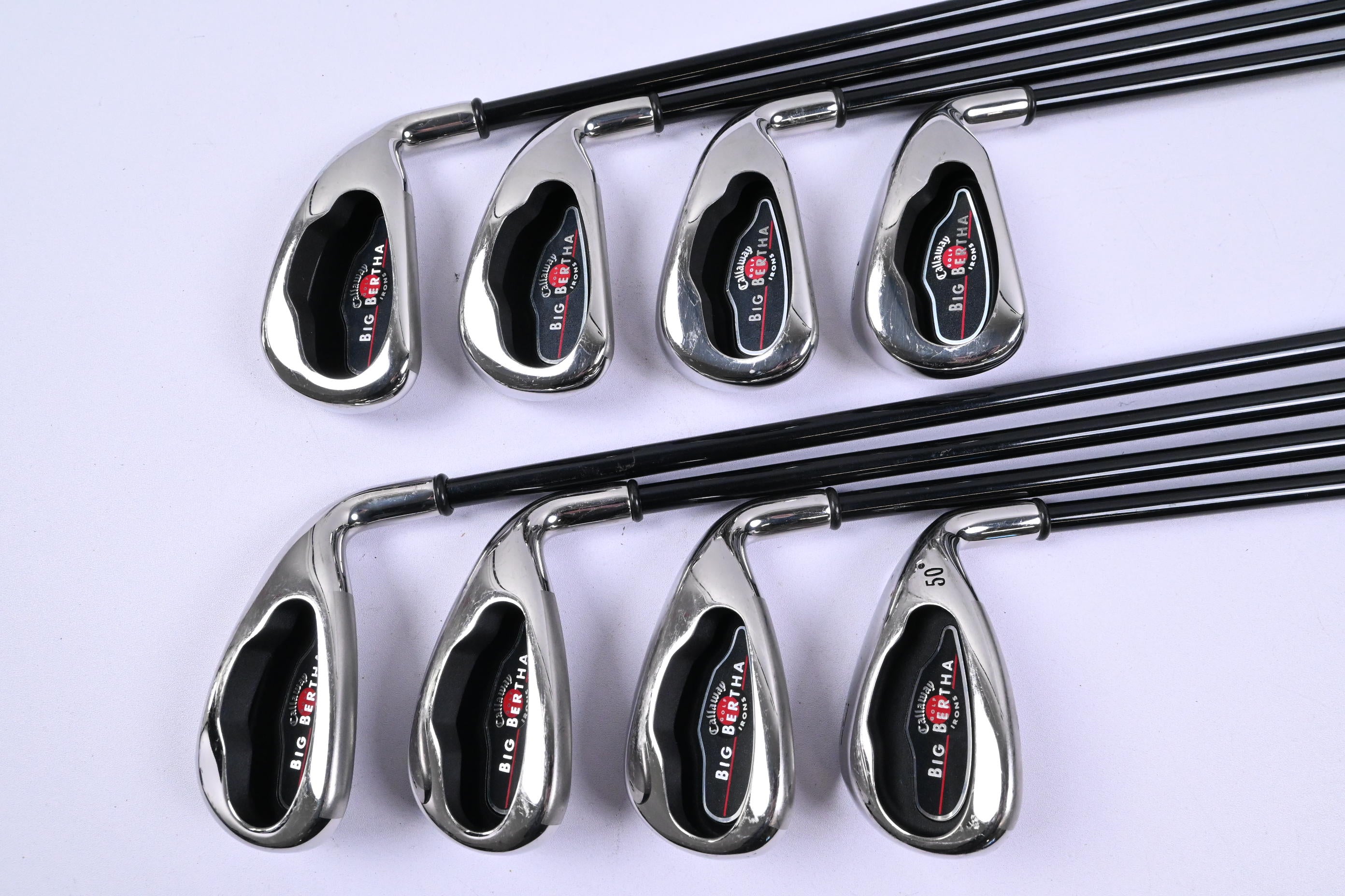 Callaway Big Bertha 2004 Irons / 4-PW+GW / Regular Flex Callaway RCH 75 Shafts