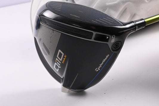 Taylormade Qi10 Max Driver / 9 Degree / Stiff Flex Aldila NV 65 Shaft