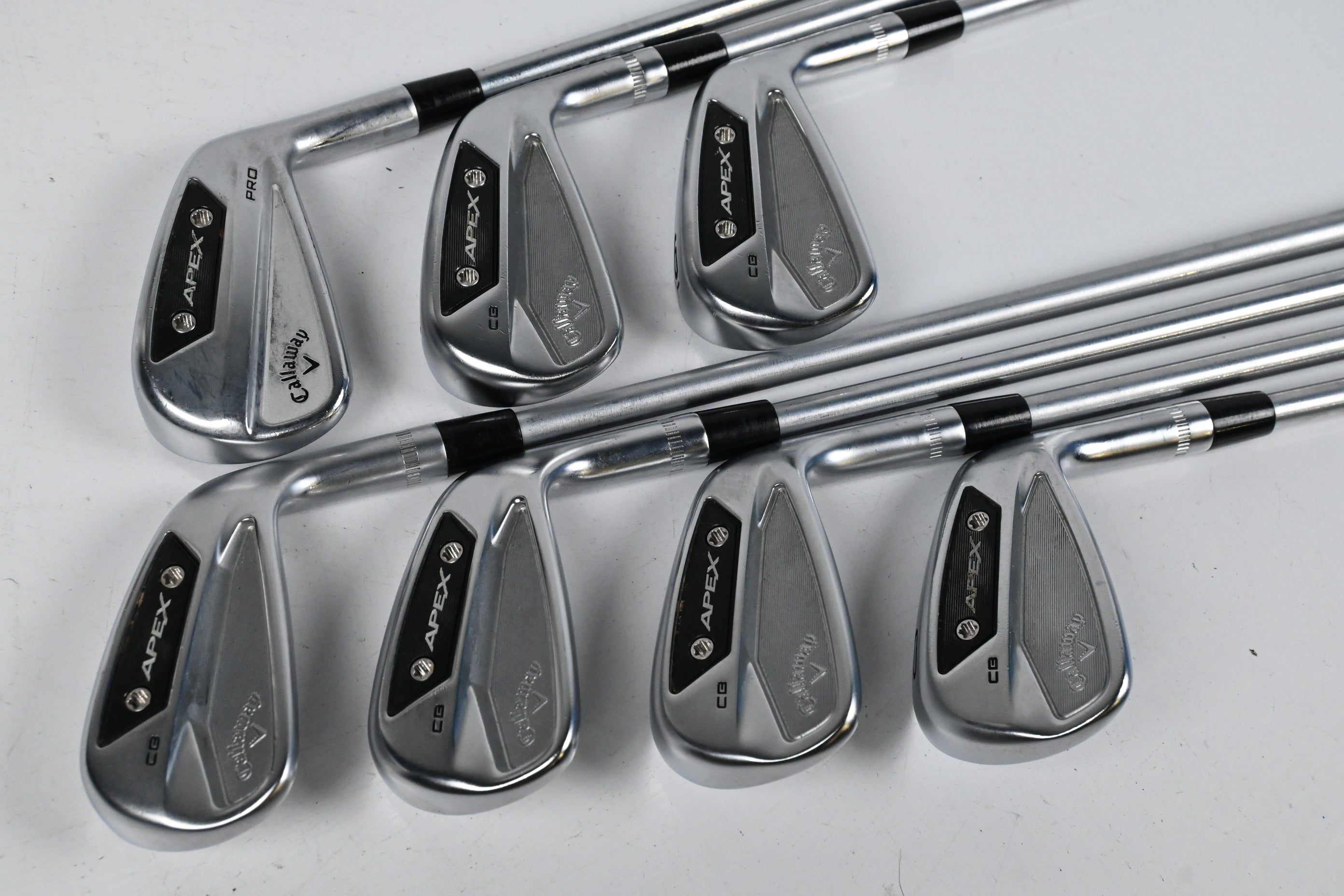 Callaway Apex CB 24 Irons / 4-PW / Stiff Flex Project X IO 110 Shafts
