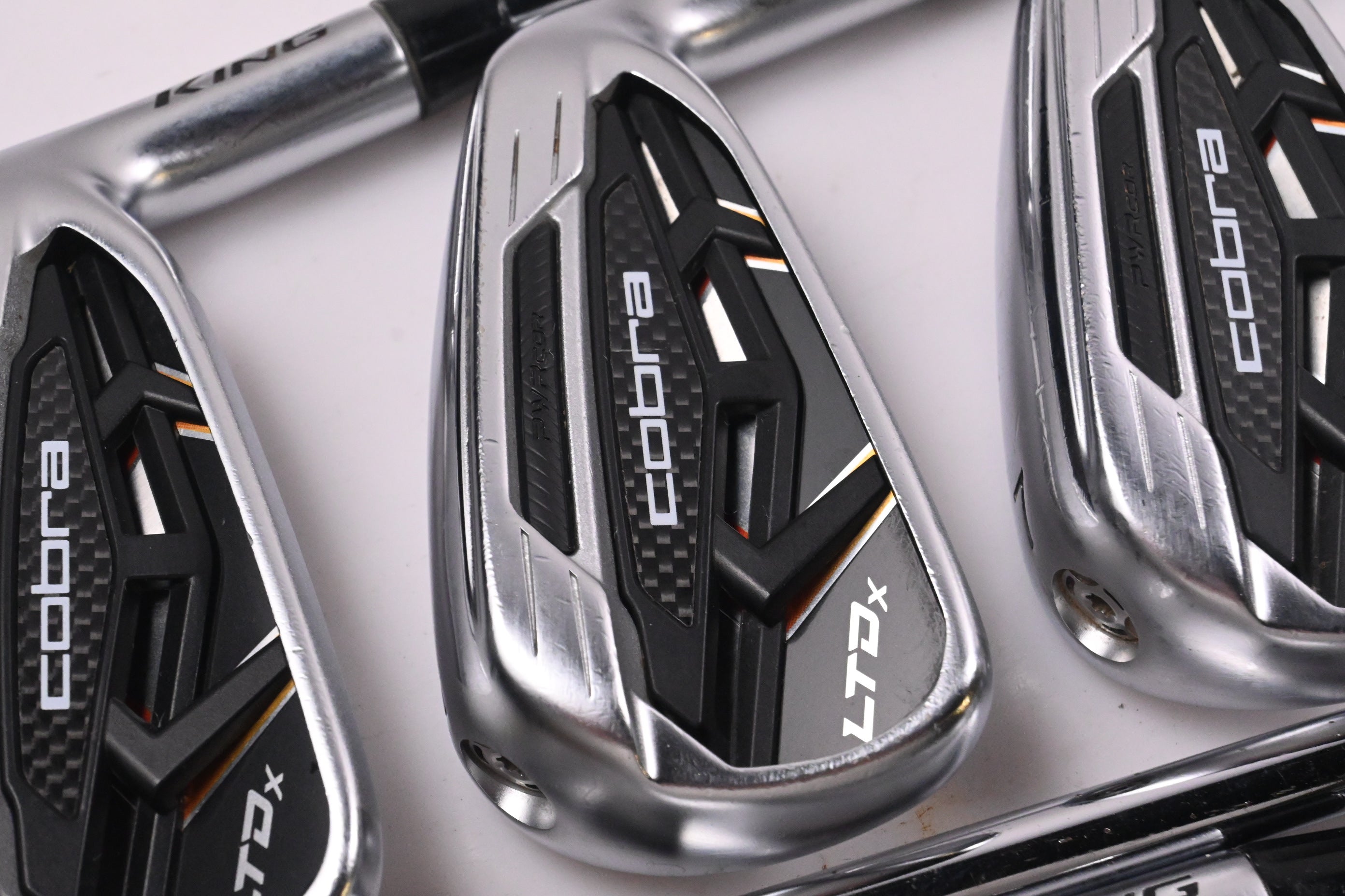 Cobra LTDx Irons / 5-PW+SW / Regular Flex KBS Tour 90 Shafts