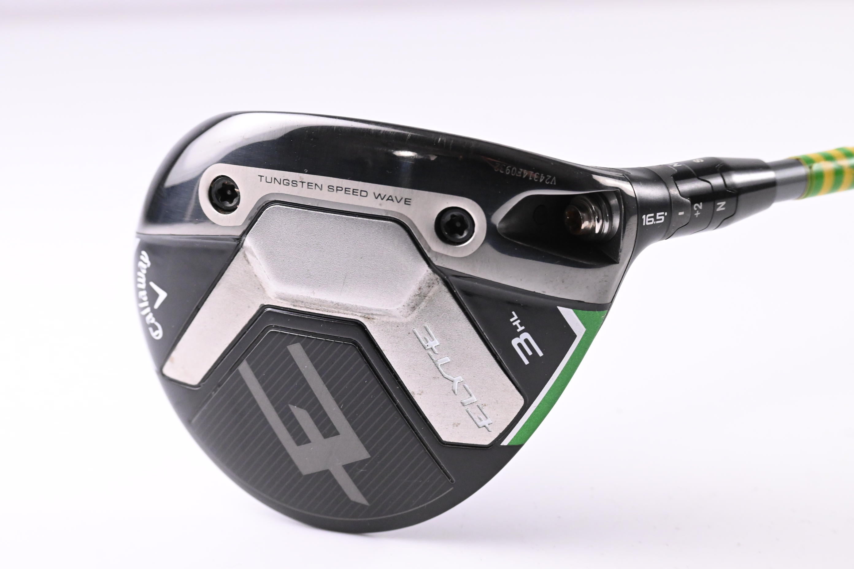 Callaway Elyte #3 Wood / 16.5 Degree / Stiff Flex Denali Charcoal 60 Shaft