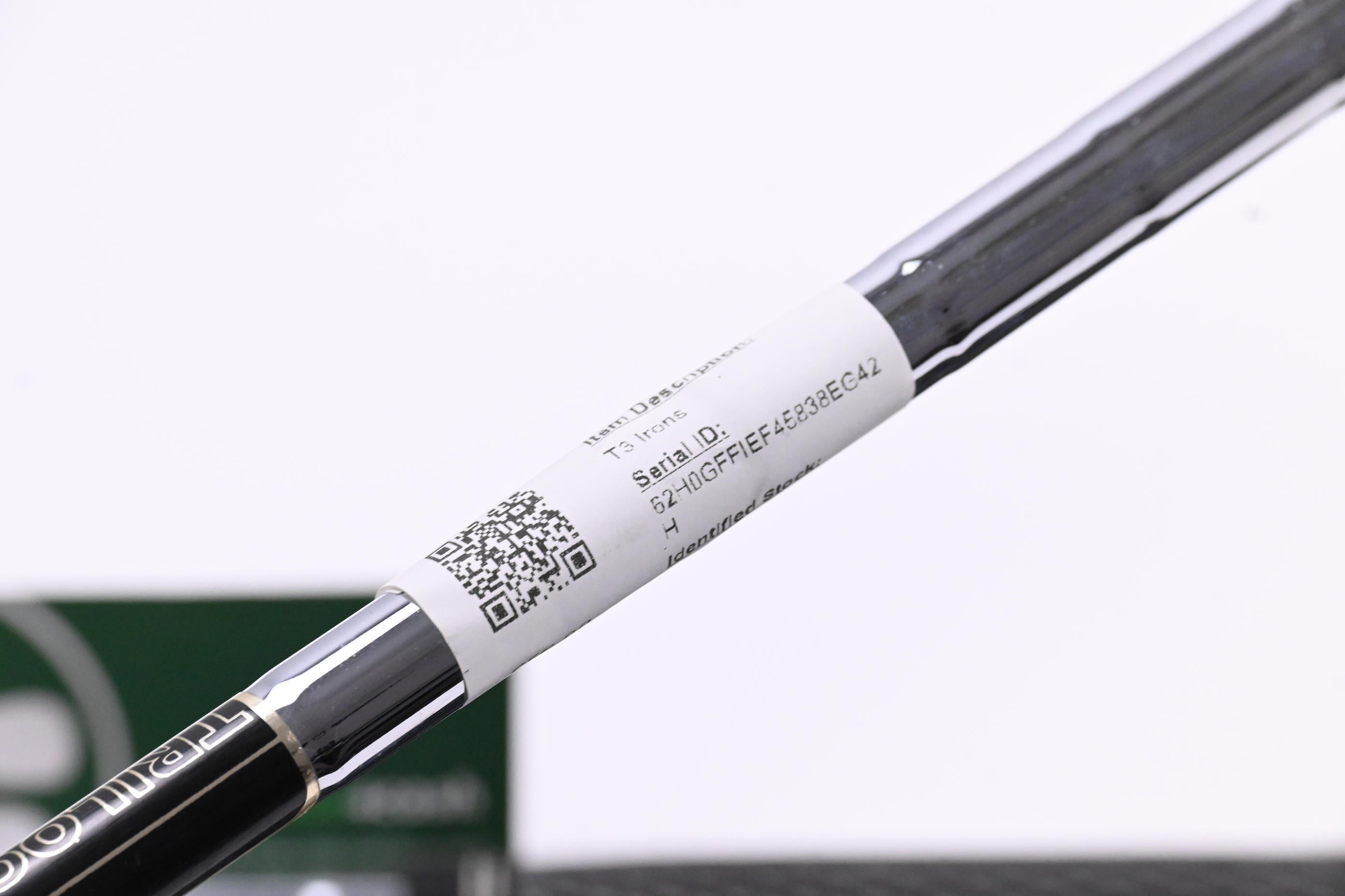 John Letters T3 Irons / 3-PW / Regular Flex John Letters Trilogy Steel Shafts