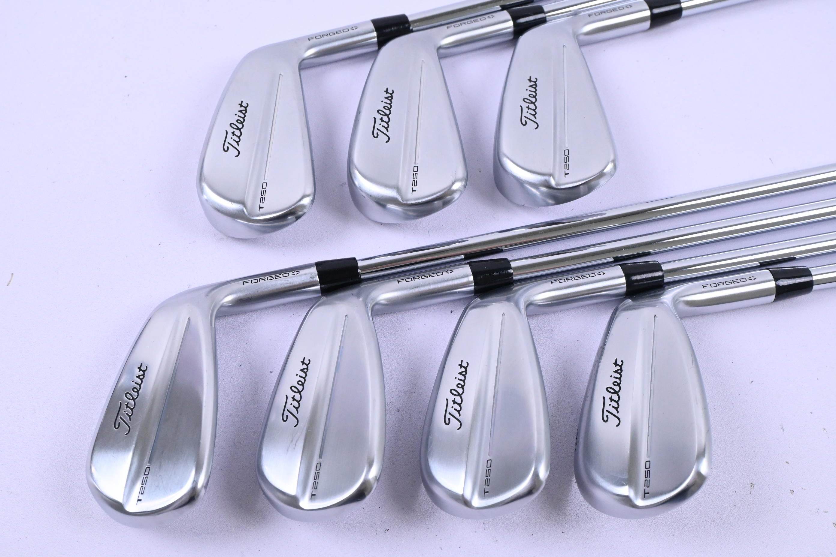 Titleist T250 2025 Irons / 5-PW+GW / Regular Flex True Temper AMT Red Shafts