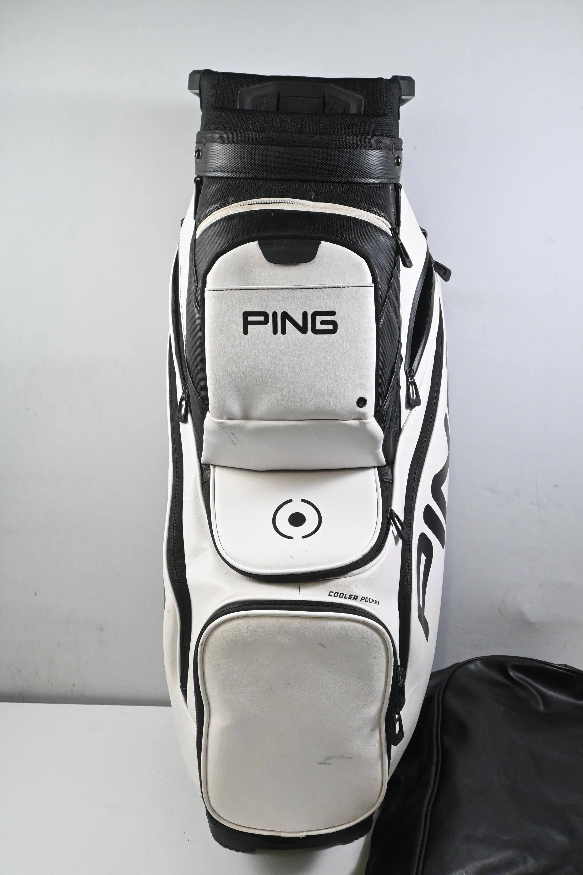 Ping DLX Cart Bag / 15 Way Divider / White & Black