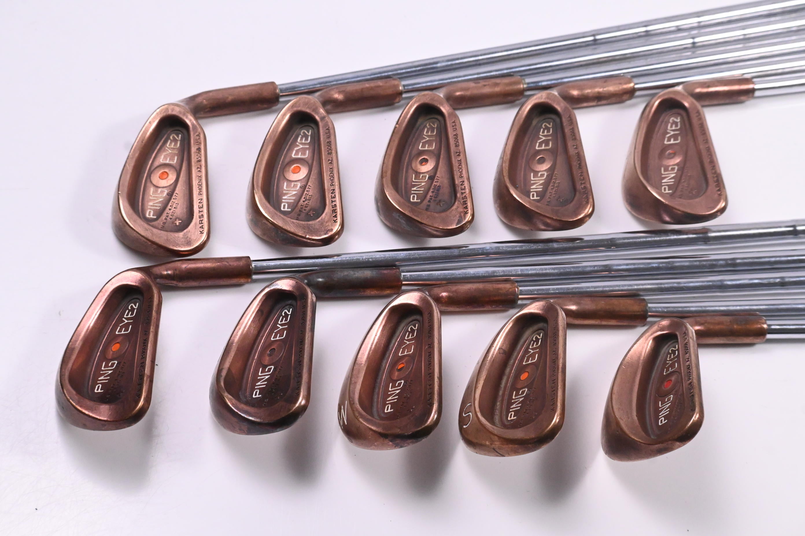 Ping Eye 2+ BeCu Irons / 3-PW+SW / Regular Flex Ping Karsten Shafts