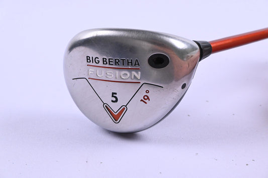 Callaway Big Bertha Fusion #5 Wood / 18 Degree / Stiff Flex Aldila NVS 55 Shaft