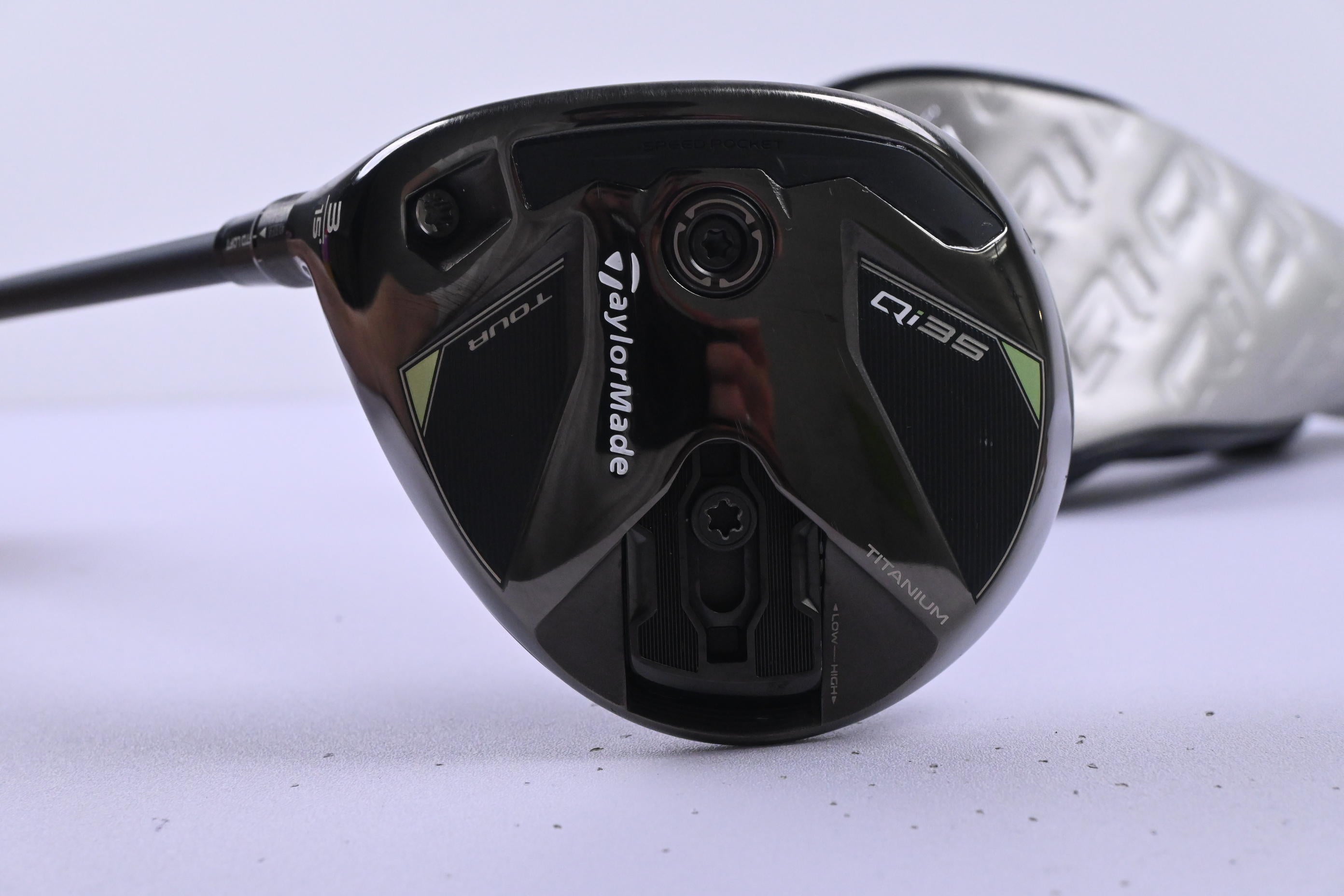 Left Hand Taylormade Qi35 Tour #3 Wood / 15 Degree / Stiff Flex Kai'li Blue 75