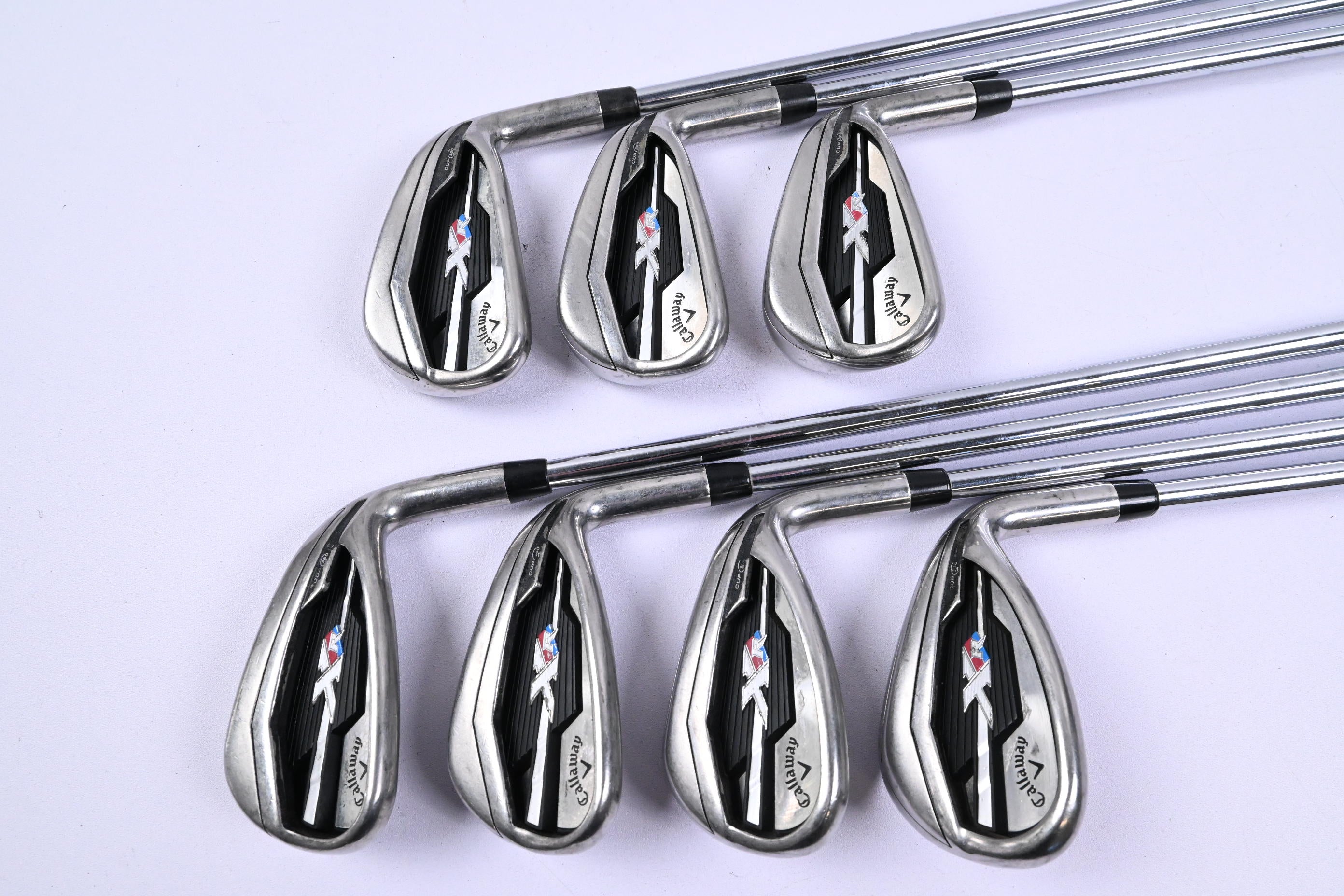 Callaway XR Irons / 5-PW+SW / Regular Flex True Temper Speedstep 80 Shafts