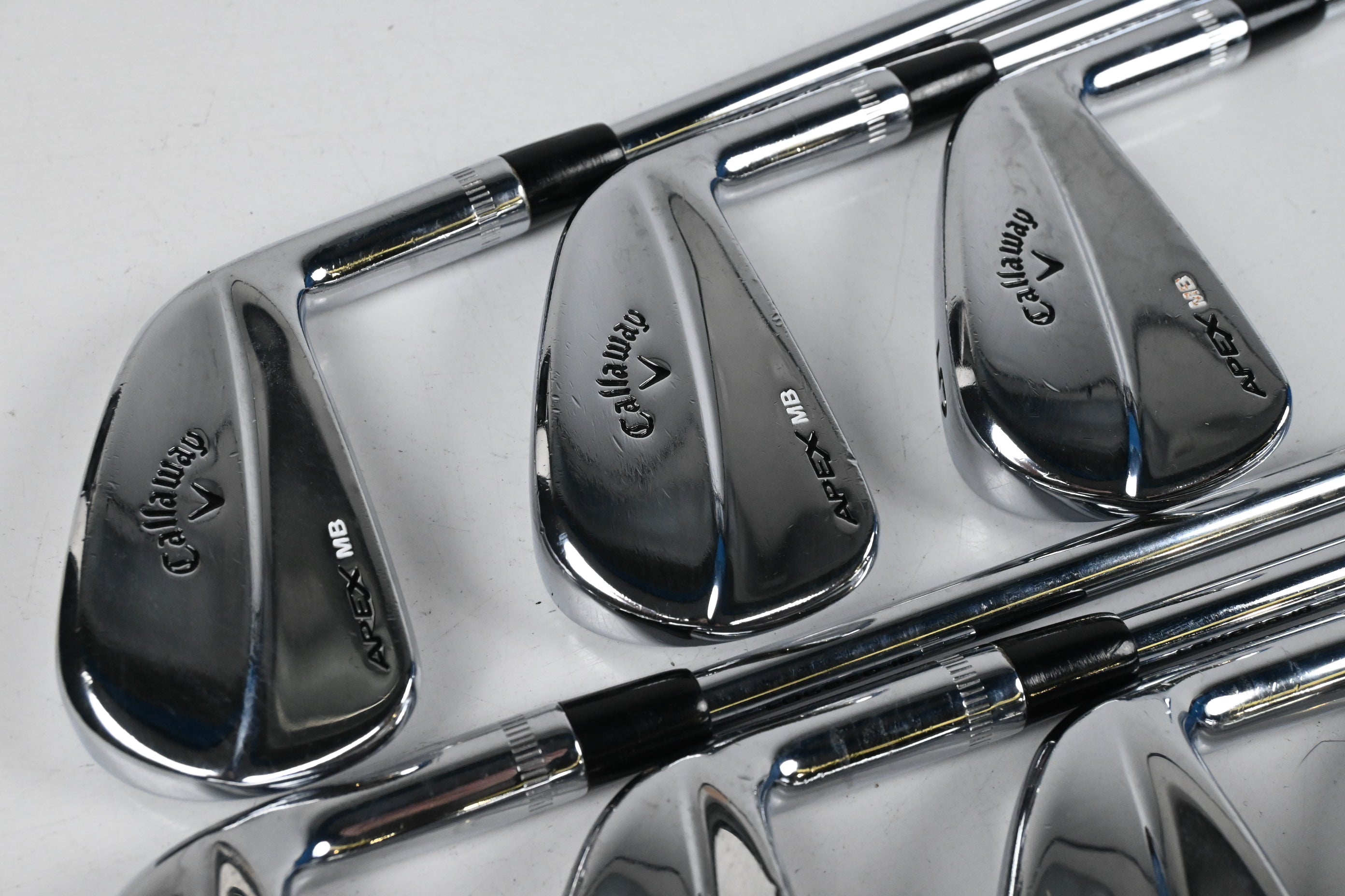 Callaway Apex MB 2018 Irons / 3-9i / Stiff Flex KBS $-TAPER 130 Shafts