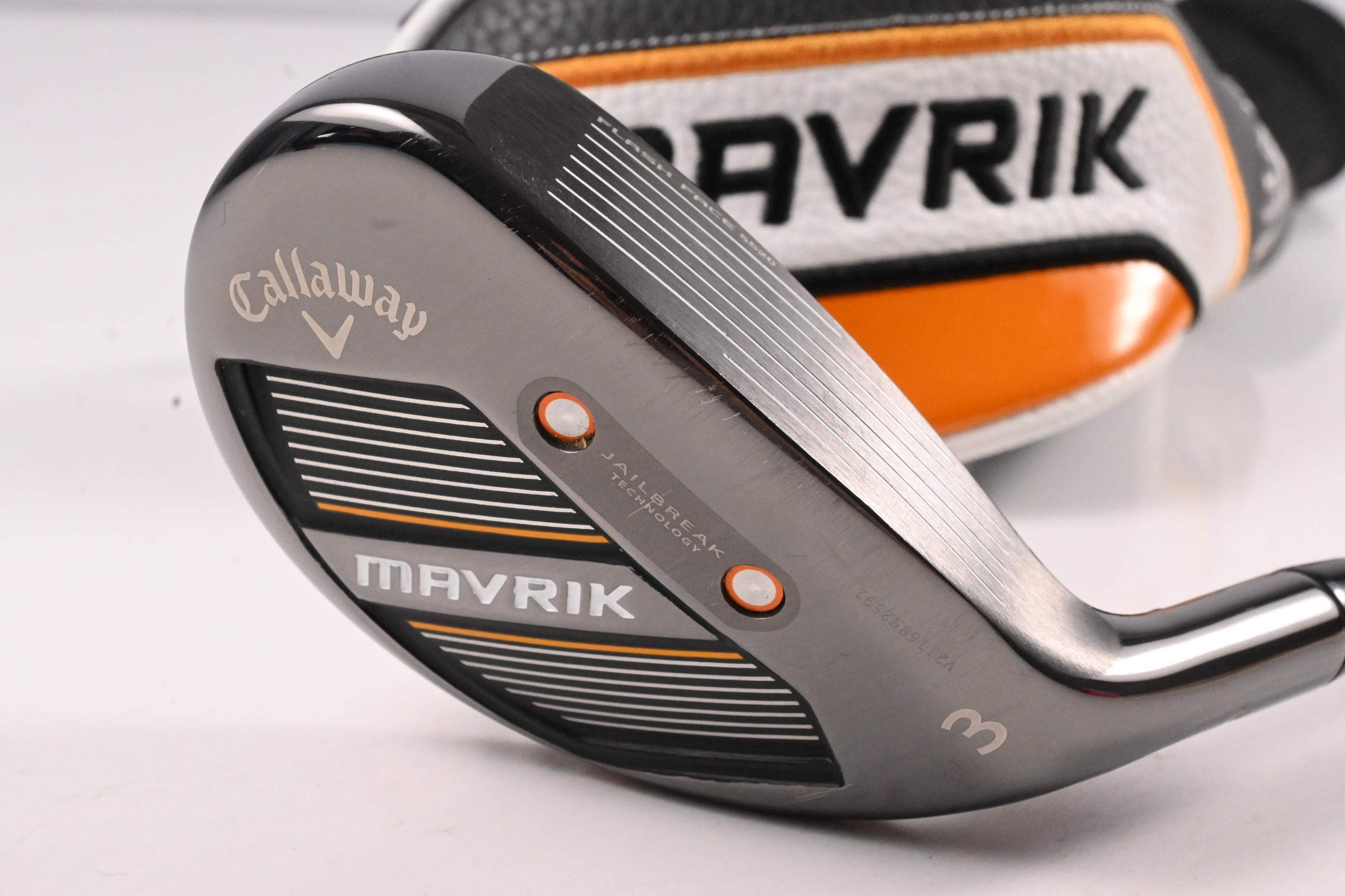 Callaway Mavrik #3 Hybrid / 18 Degree / Regular Flex KBS Hybrid 70 Shaft