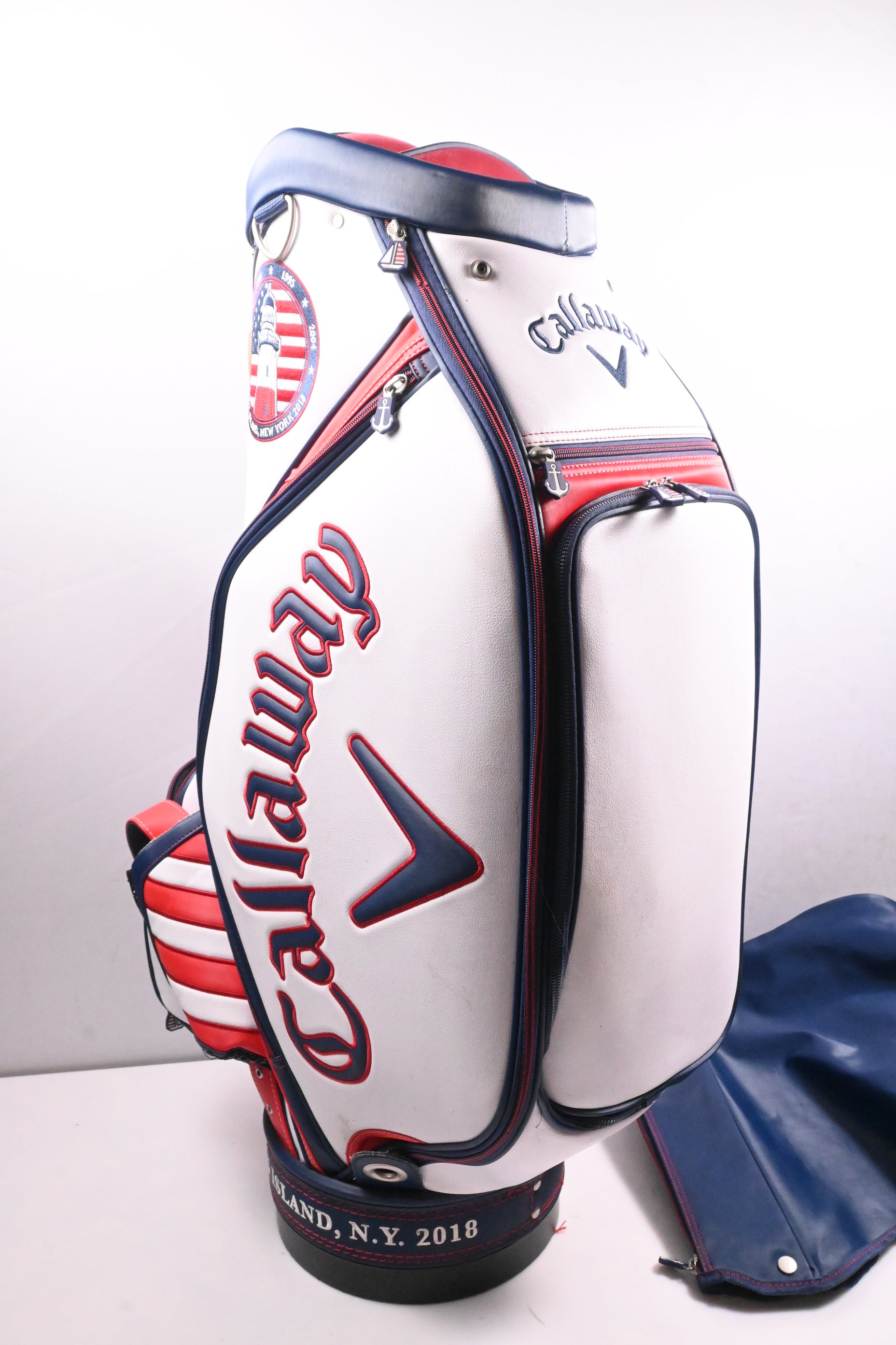 Callaway US Open 2018 Tour Bag / 6-Way Divider / White, Blue, Red