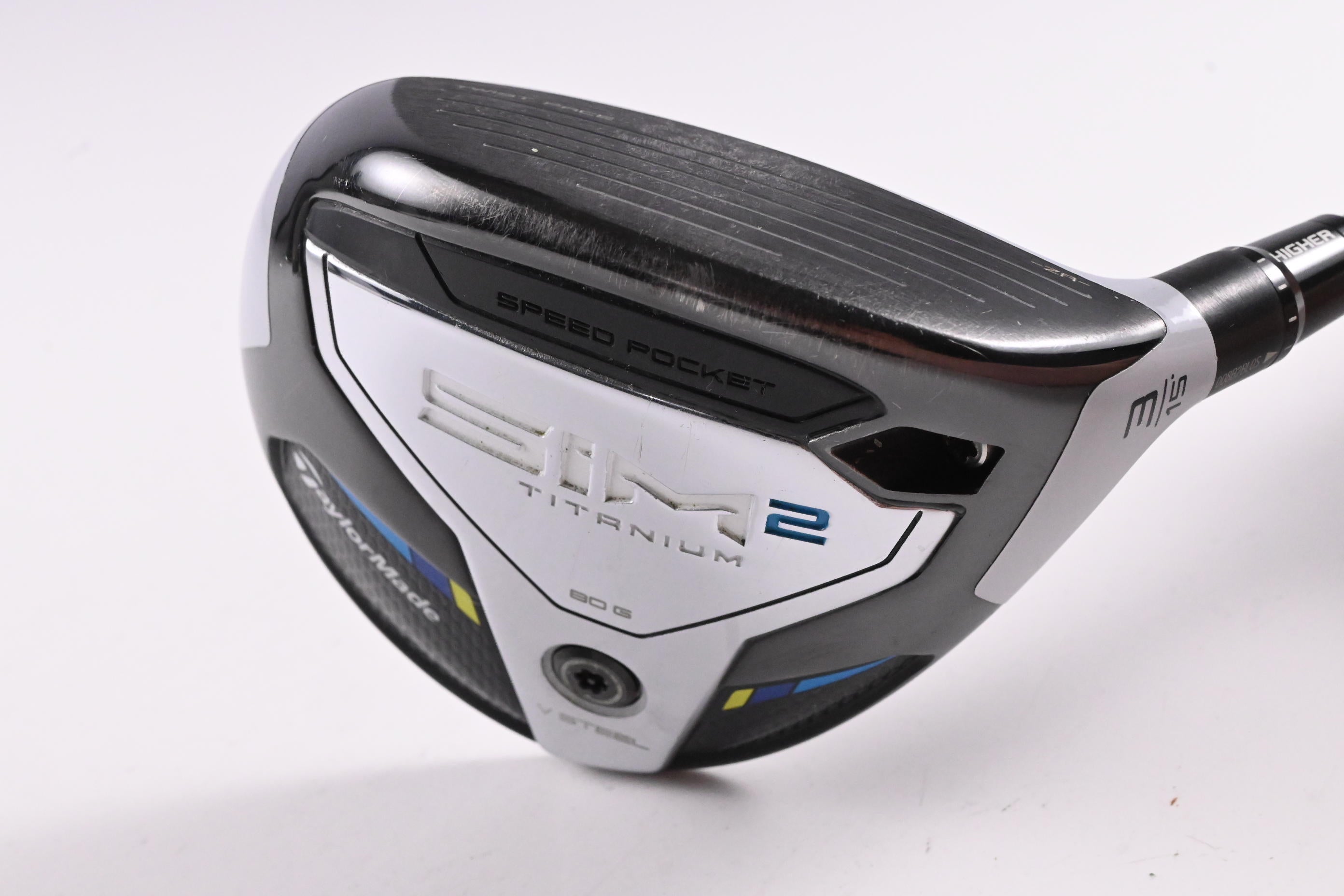 Taylormade SIM2 Ti #3 Wood / 15 Degree / Regular Flex Tensei AV Raw Blue 65