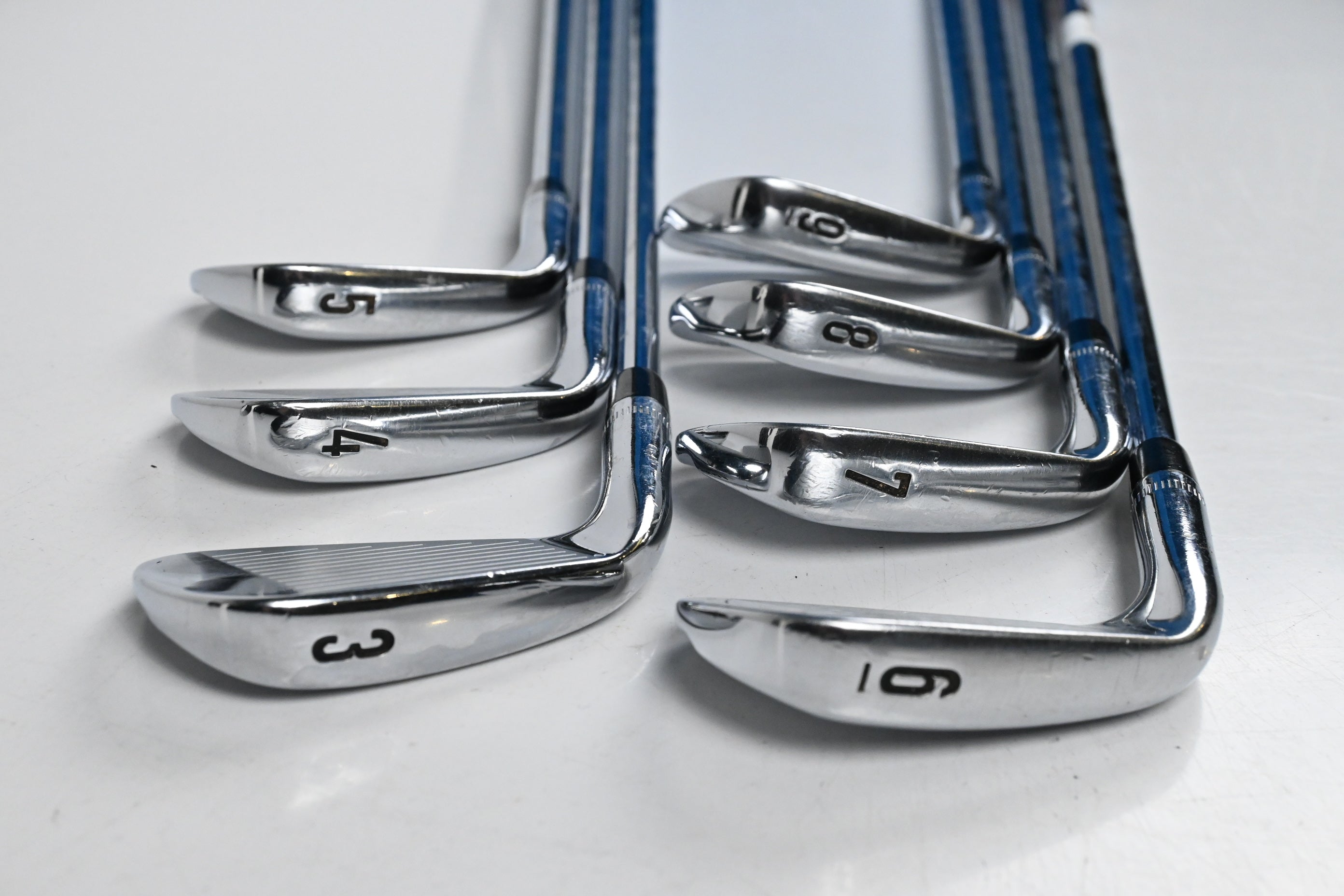 Callaway Apex MB 2018 Irons / 3-9i / Stiff Flex KBS $-TAPER 130 Shafts