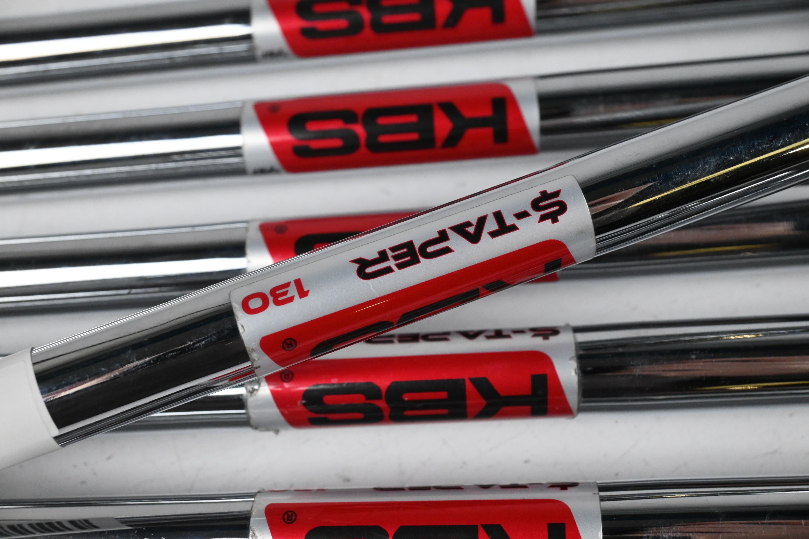 Callaway Apex MB 2018 Irons / 3-9i / Stiff Flex KBS $-TAPER 130 Shafts