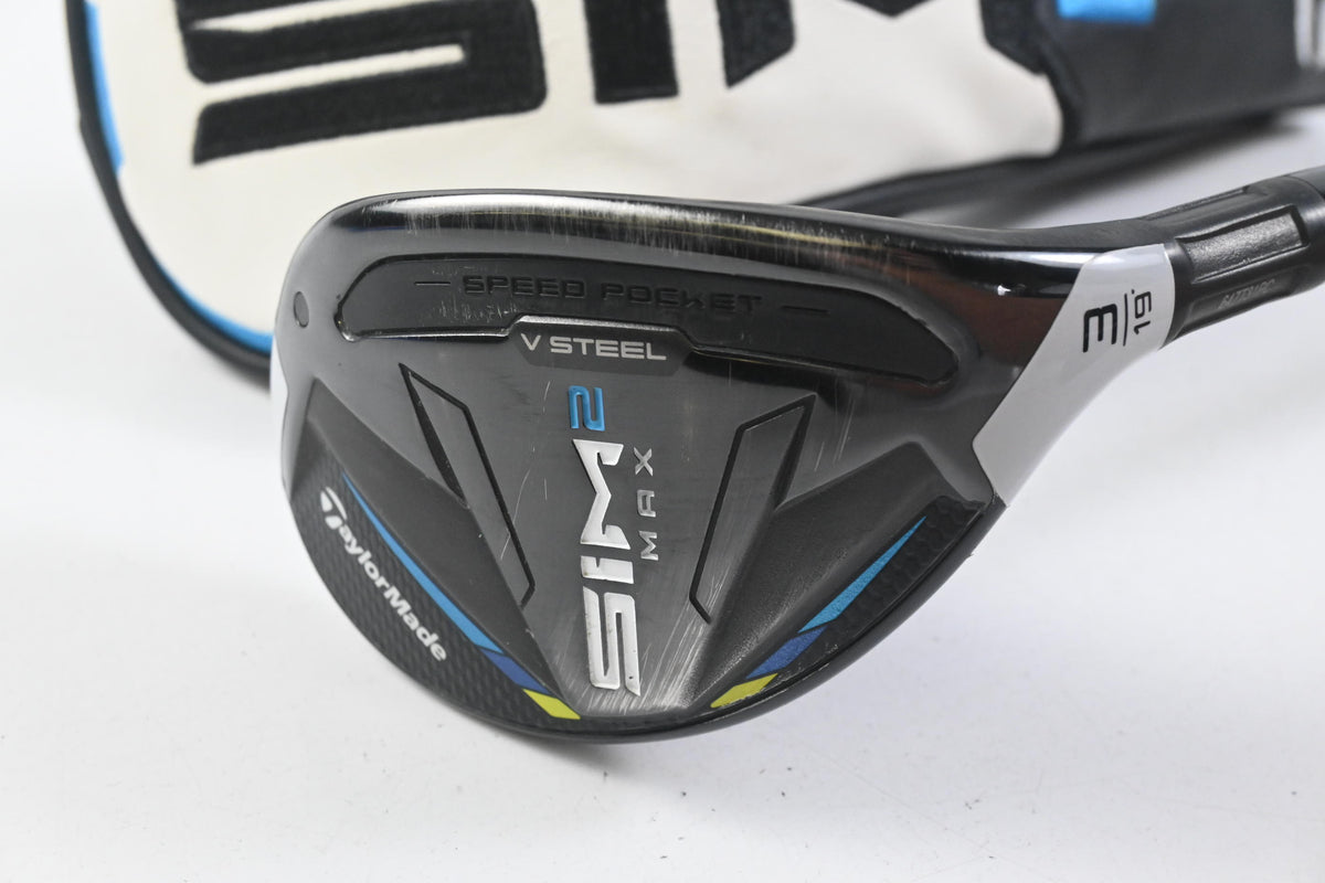 Taylormade SIM2 Max #3 Hybrid / 19 Degree / Regular Flex Ventus Blue 6 Shaft