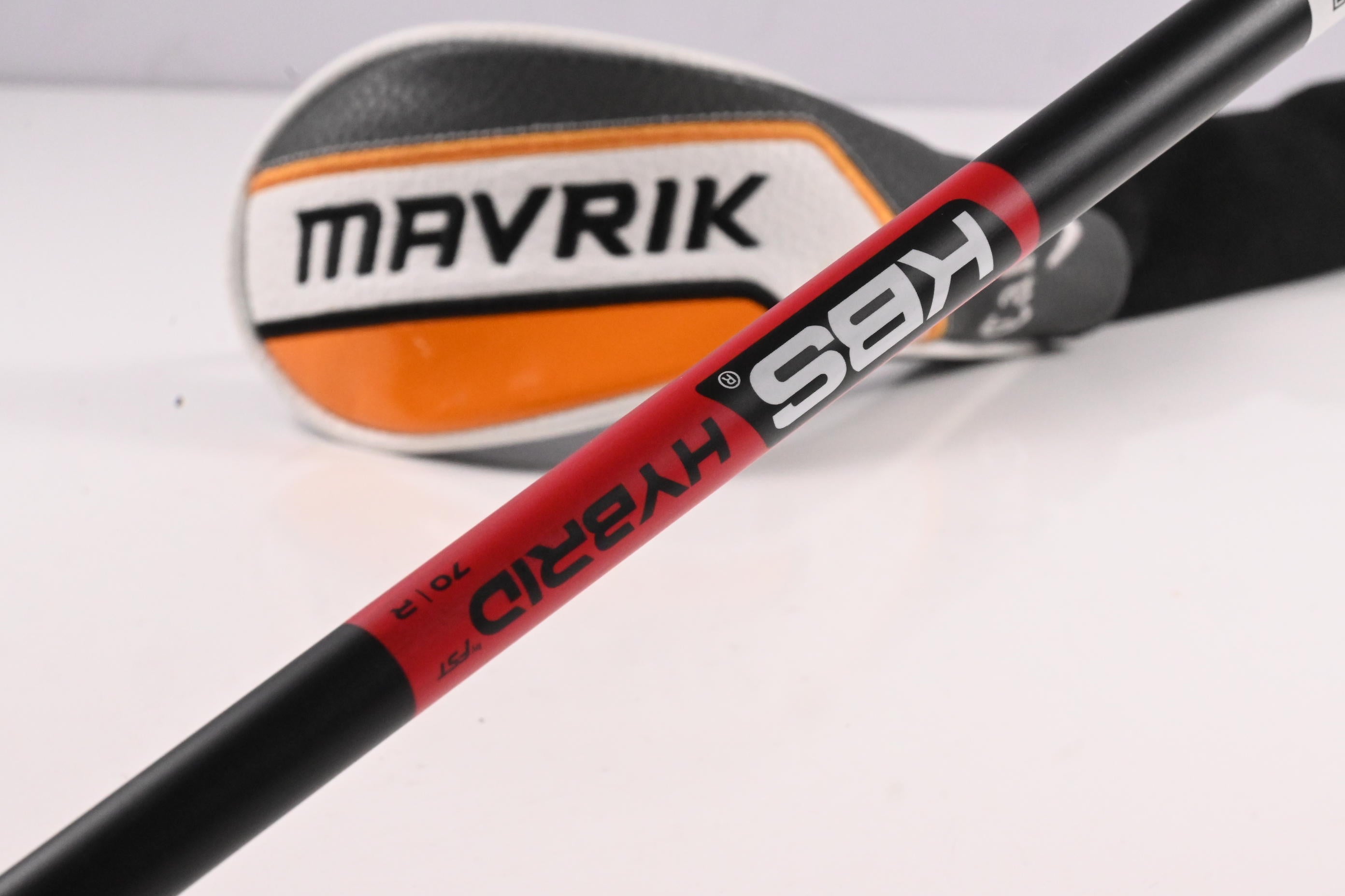 Callaway Mavrik #3 Hybrid / 18 Degree / Regular Flex KBS Hybrid 70 Shaft