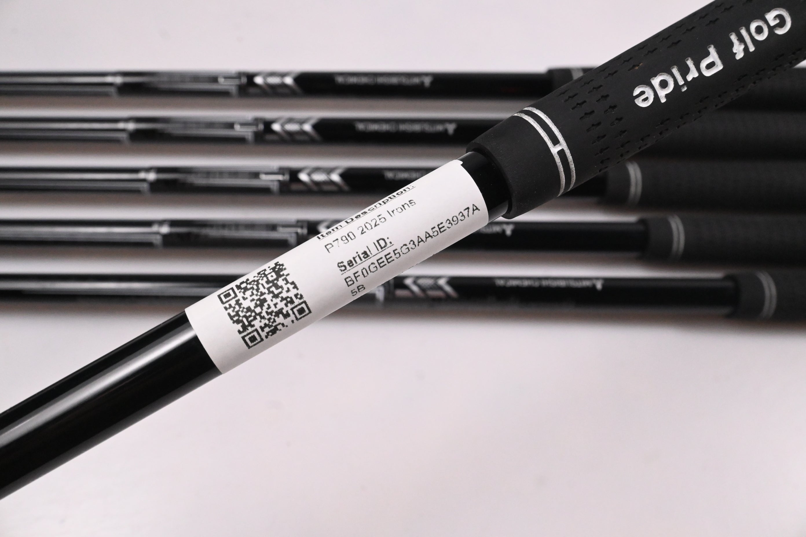 Taylormade P790 2025 Irons / 5-PW / Stiff Flex MMT 75 Shafts