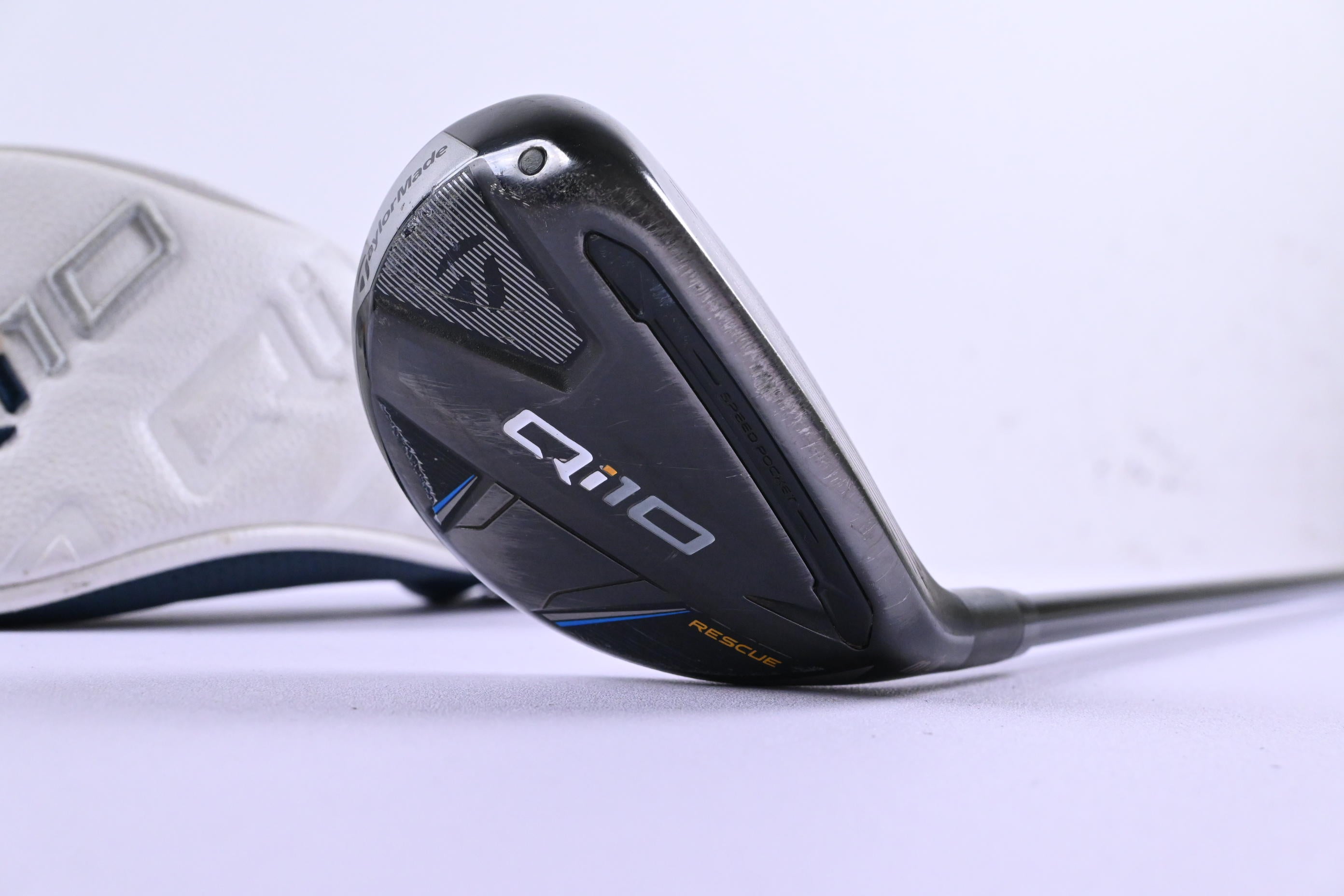 Taylormade Qi10 #3 Hybrid / 19 Degree / Stiff Flex Fujikura Ventus Blue 7 HB
