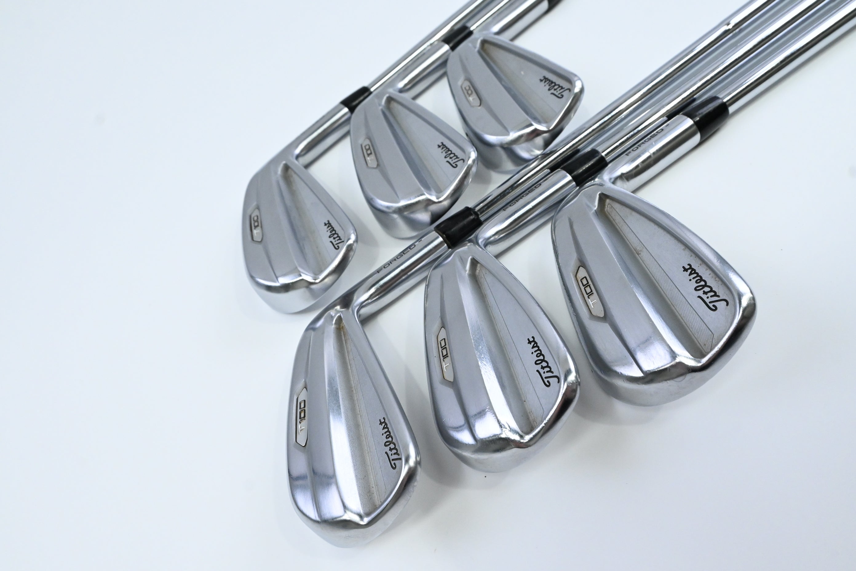 Titleist T100 2021 Irons / 4-9 / Stiff Flex Steel Shaft