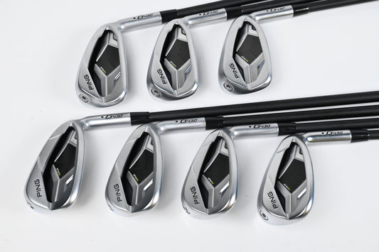 Ping G430 Irons / 6-PW+GW+SW / Black Dot / Regular Flex Ping Alta CB Black AWT