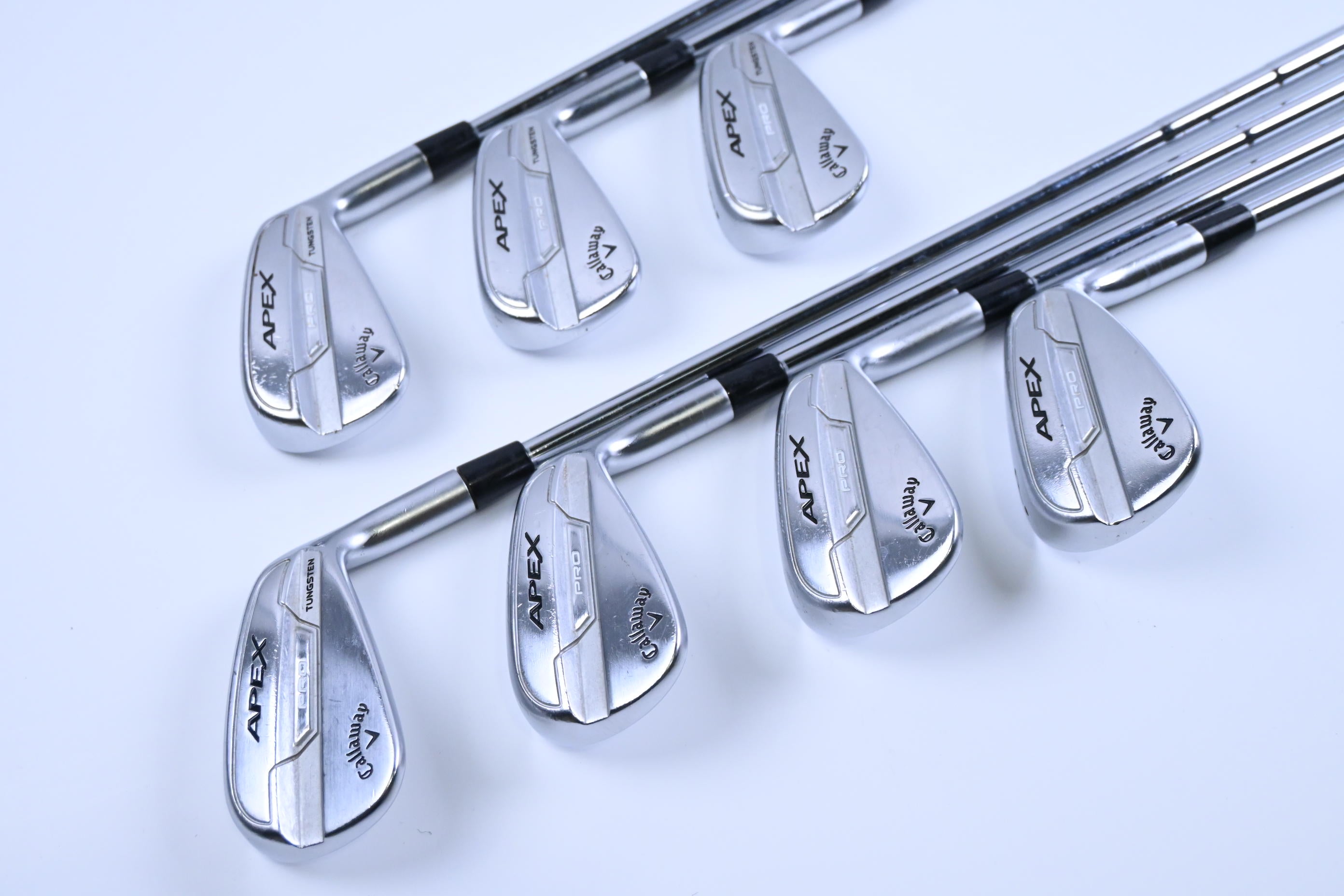 Callaway Apex Pro 21 Irons / 4-PW / Stiff Flex Elevate MPH 115 Shafts