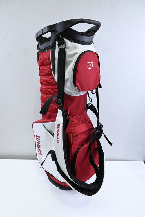 Wilson Talus Stand Bag / 5-Way / Red, White
