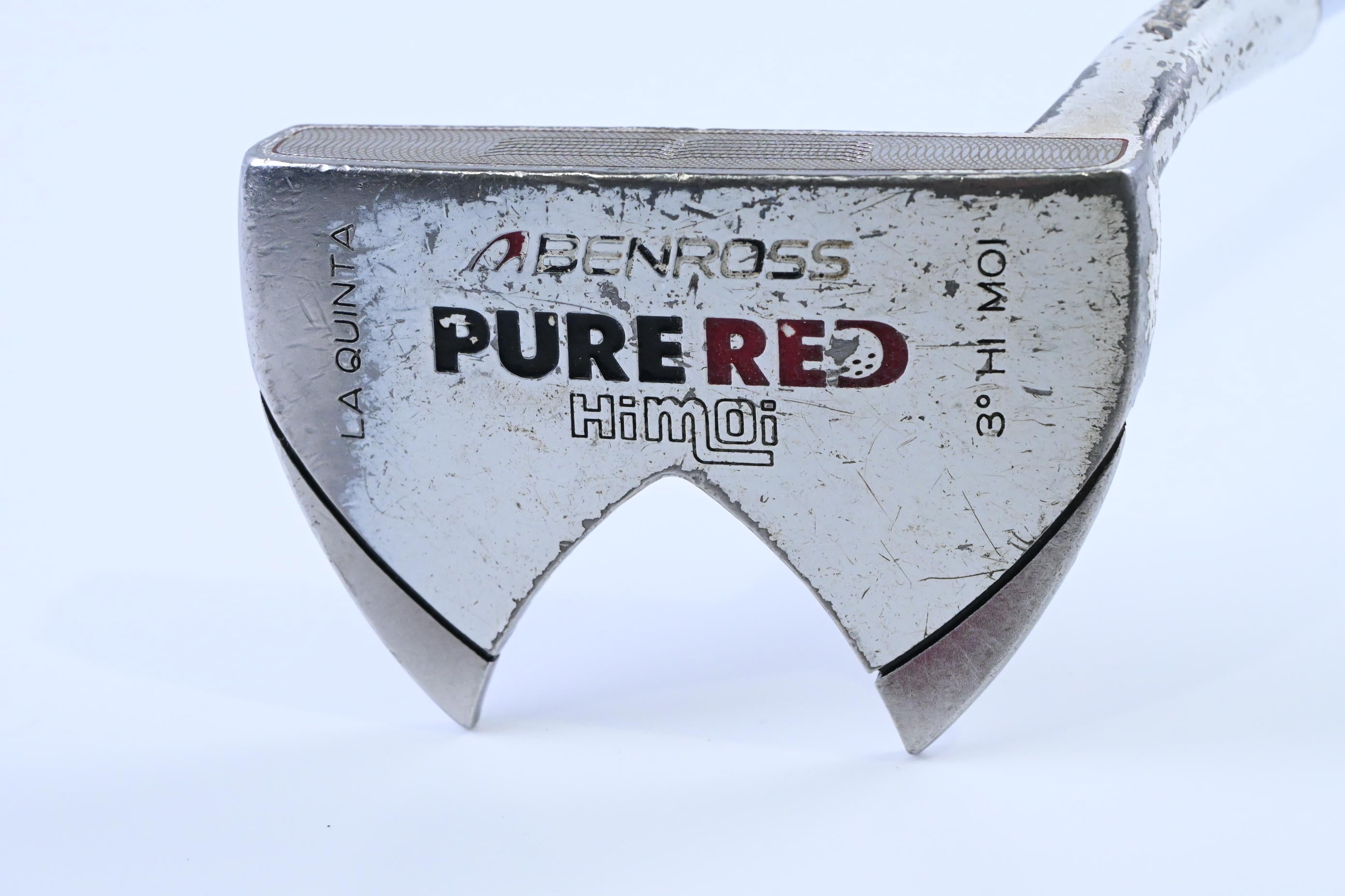 Benross Pure Red White La Quinta Putter / 33 Inch