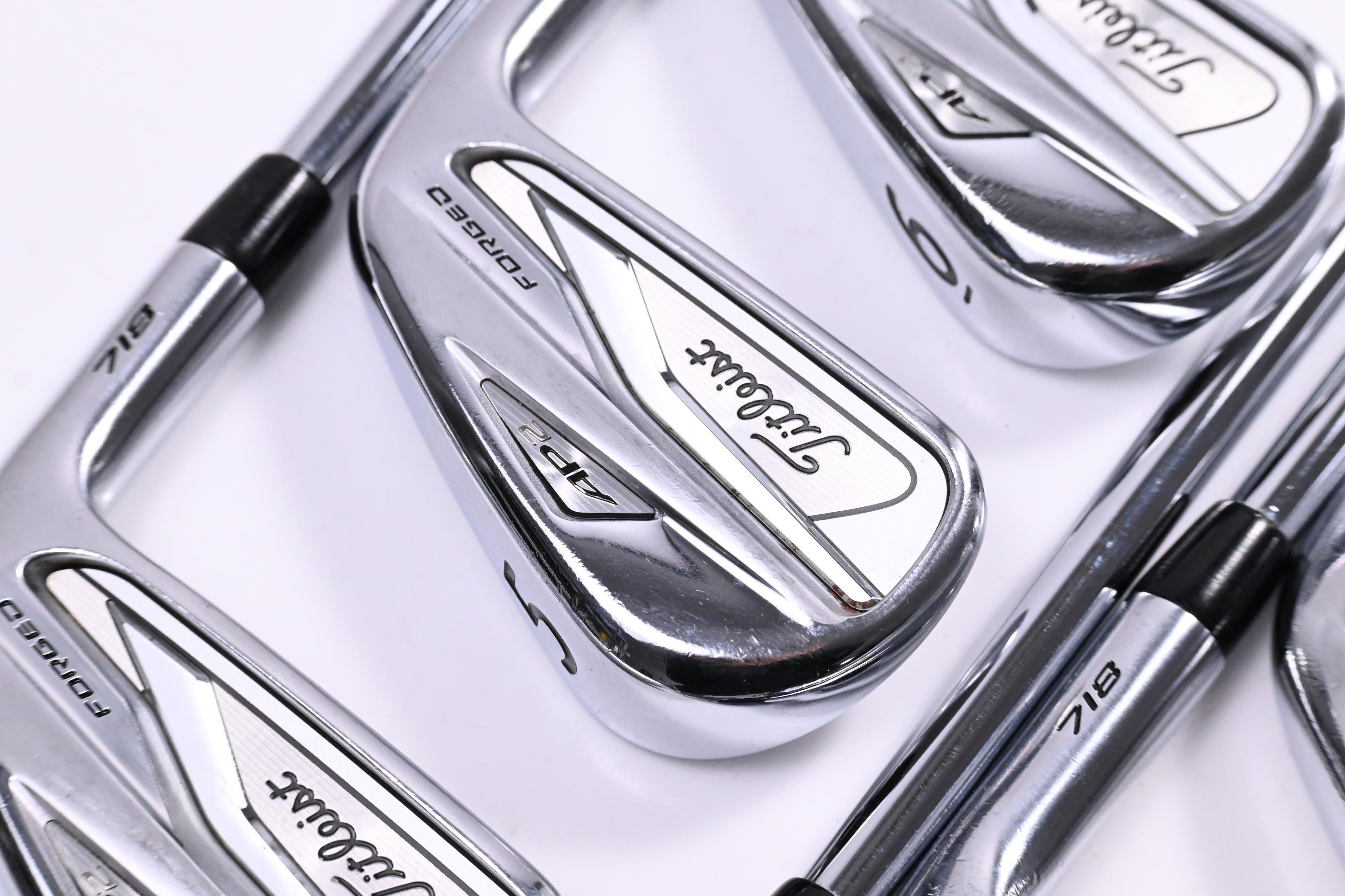 Titleist 718 AP2 Irons / 4-PW / Stiff Flex AMT Tour White S300 Shafts