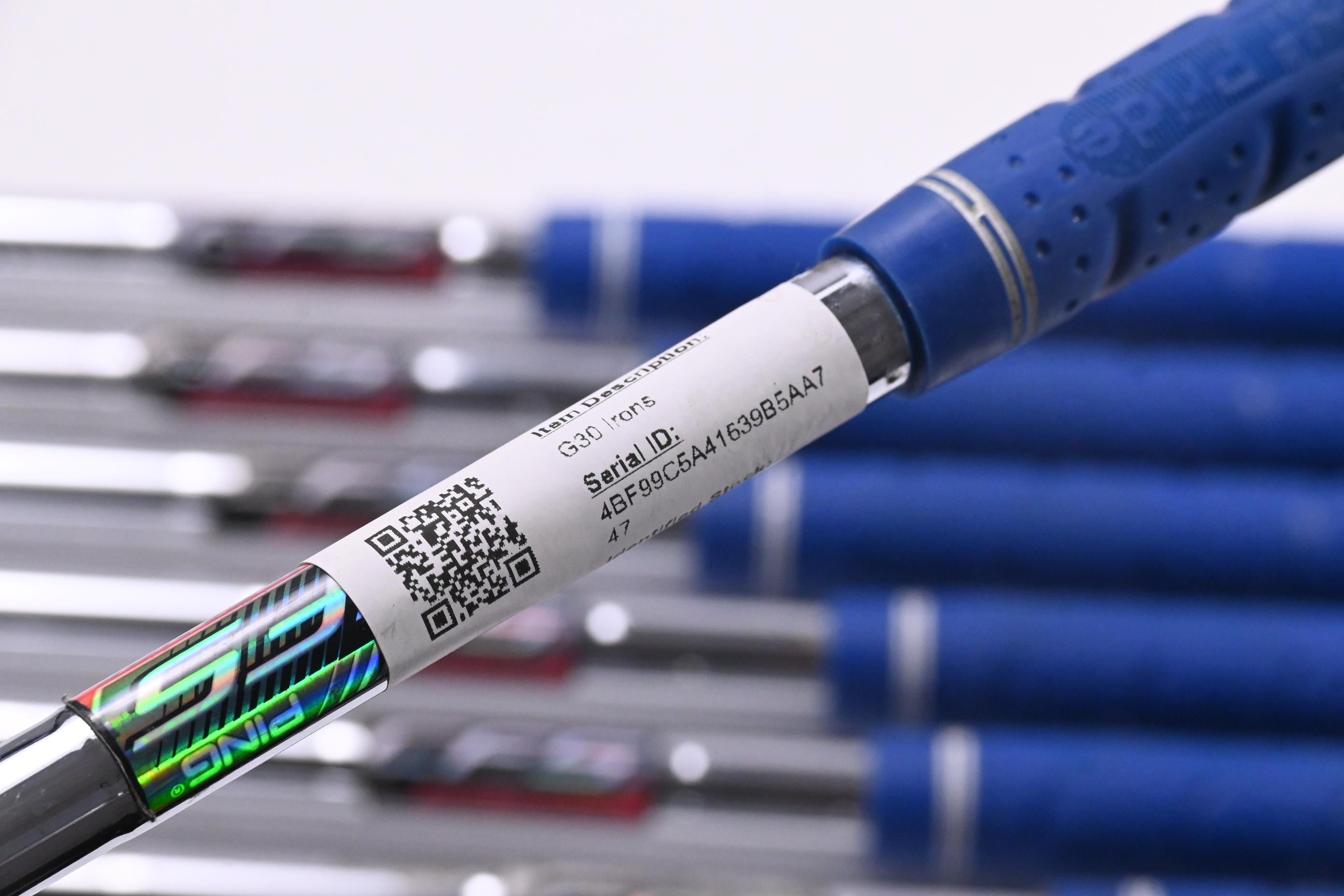 Ping G30 Irons / 5-PW+SW / Black Dot / Regular Flex Ping CFS Distance Shafts