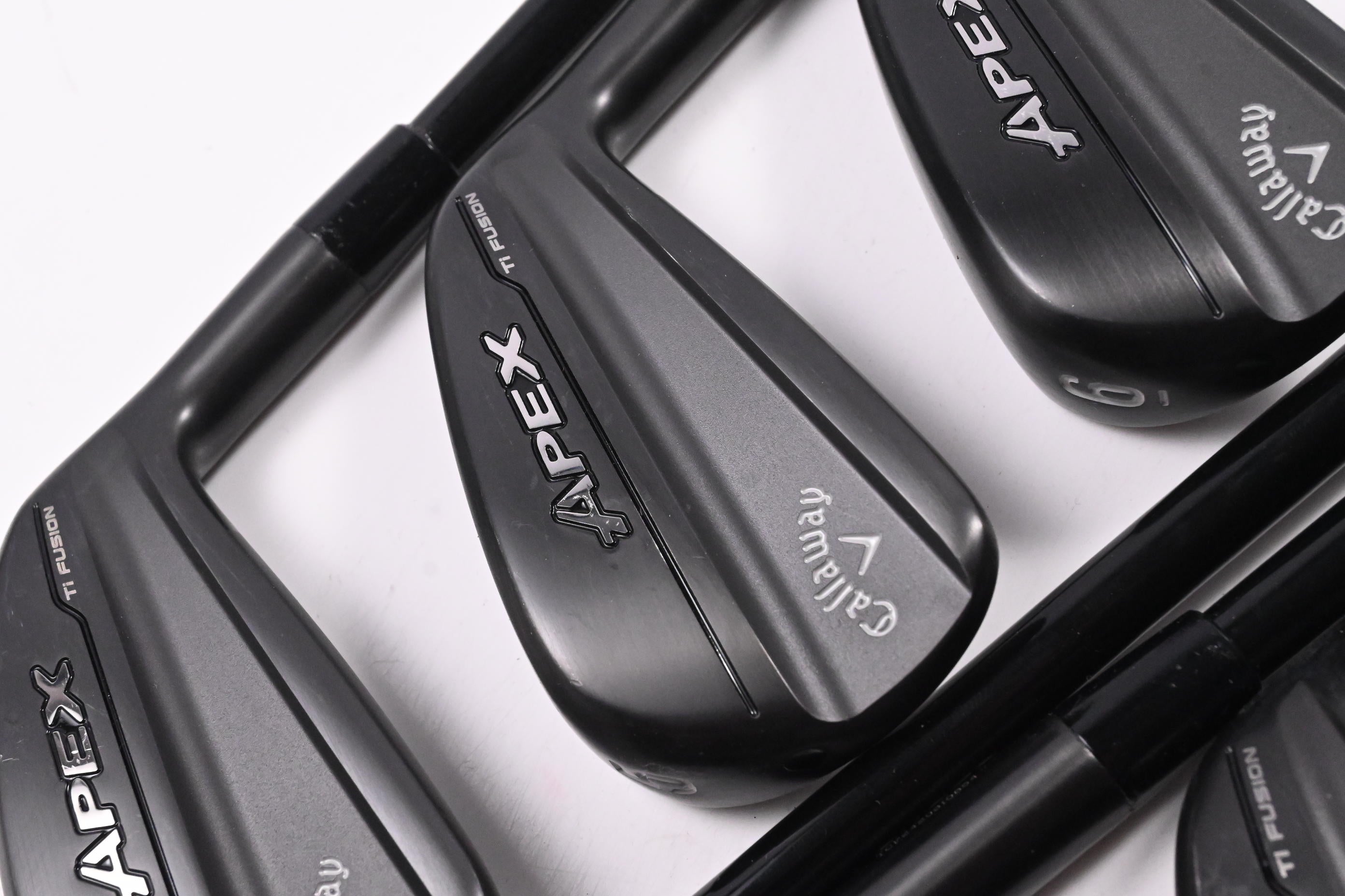 Callaway Apex Ti Fusion Irons / 4-PW / Stiff Flex MMT 85 Shafts