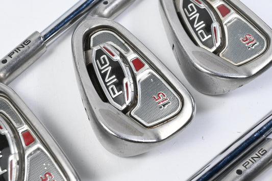 Ping i15 Irons / 5-PW / Black Dot / Regular Flex Ping AWT Shafts