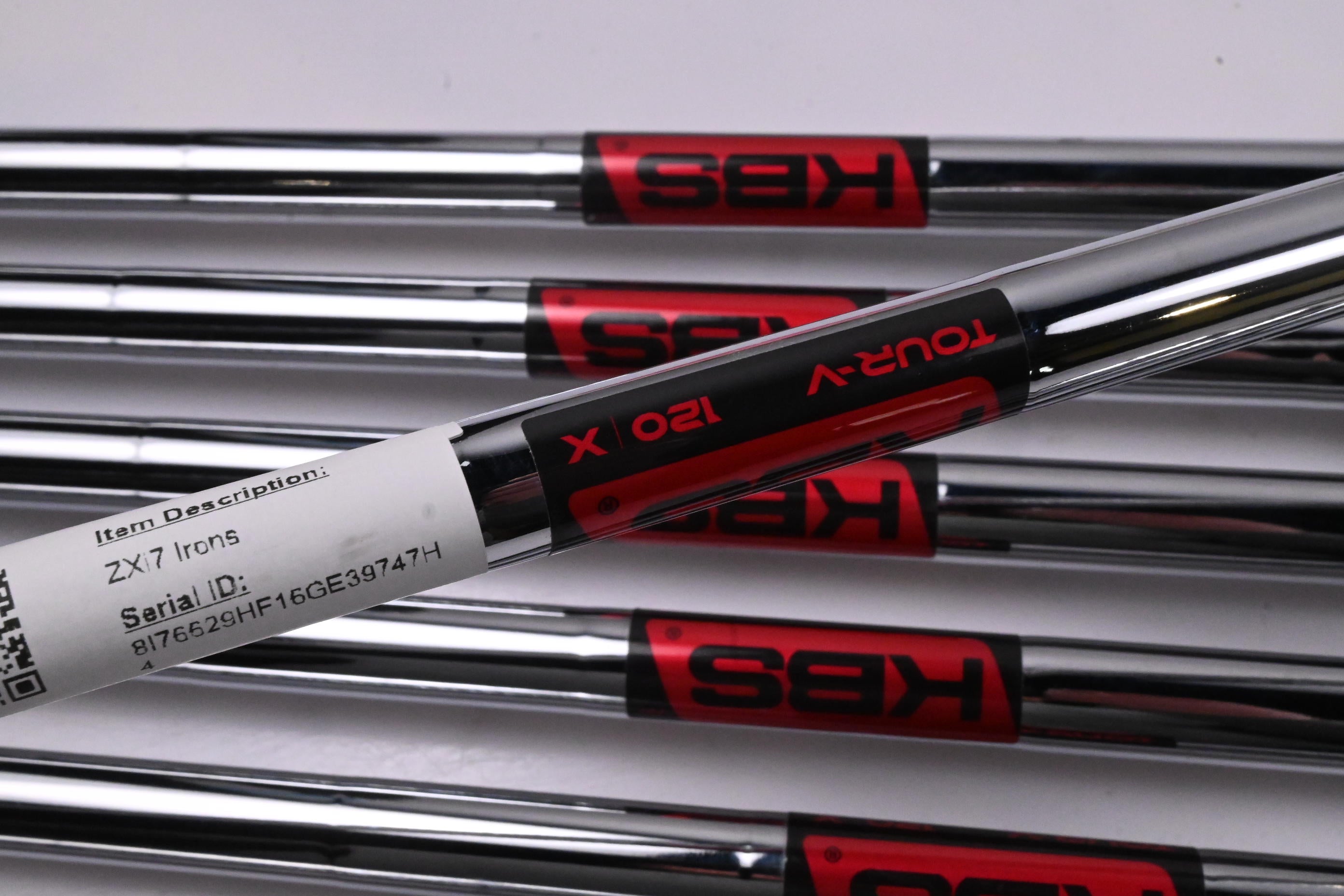 Srixon ZXi5/ZXi7 Irons / 4-PW / X-Flex KBS Tour-V 120 Shafts