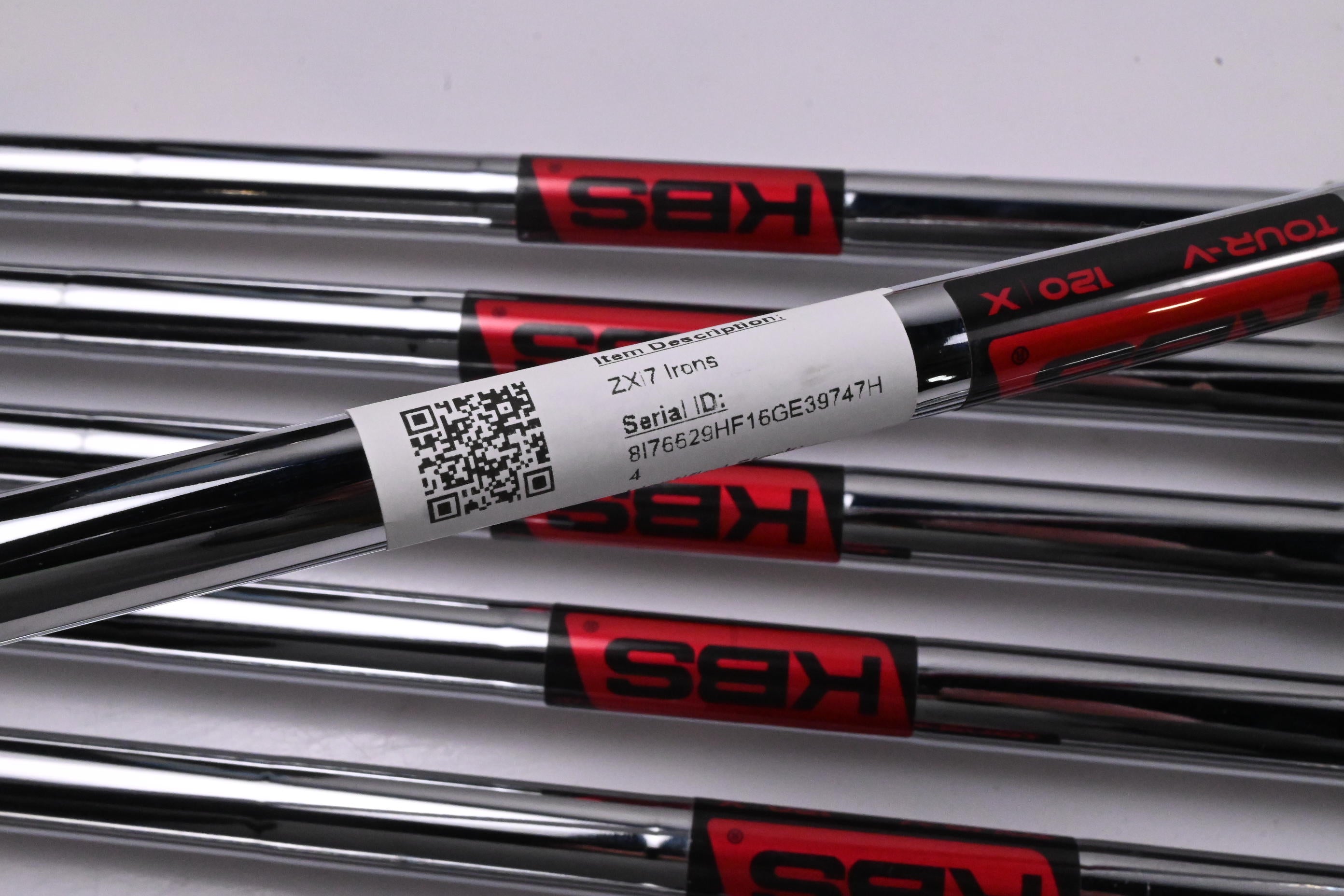 Srixon ZXi5/ZXi7 Irons / 4-PW / X-Flex KBS Tour-V 120 Shafts