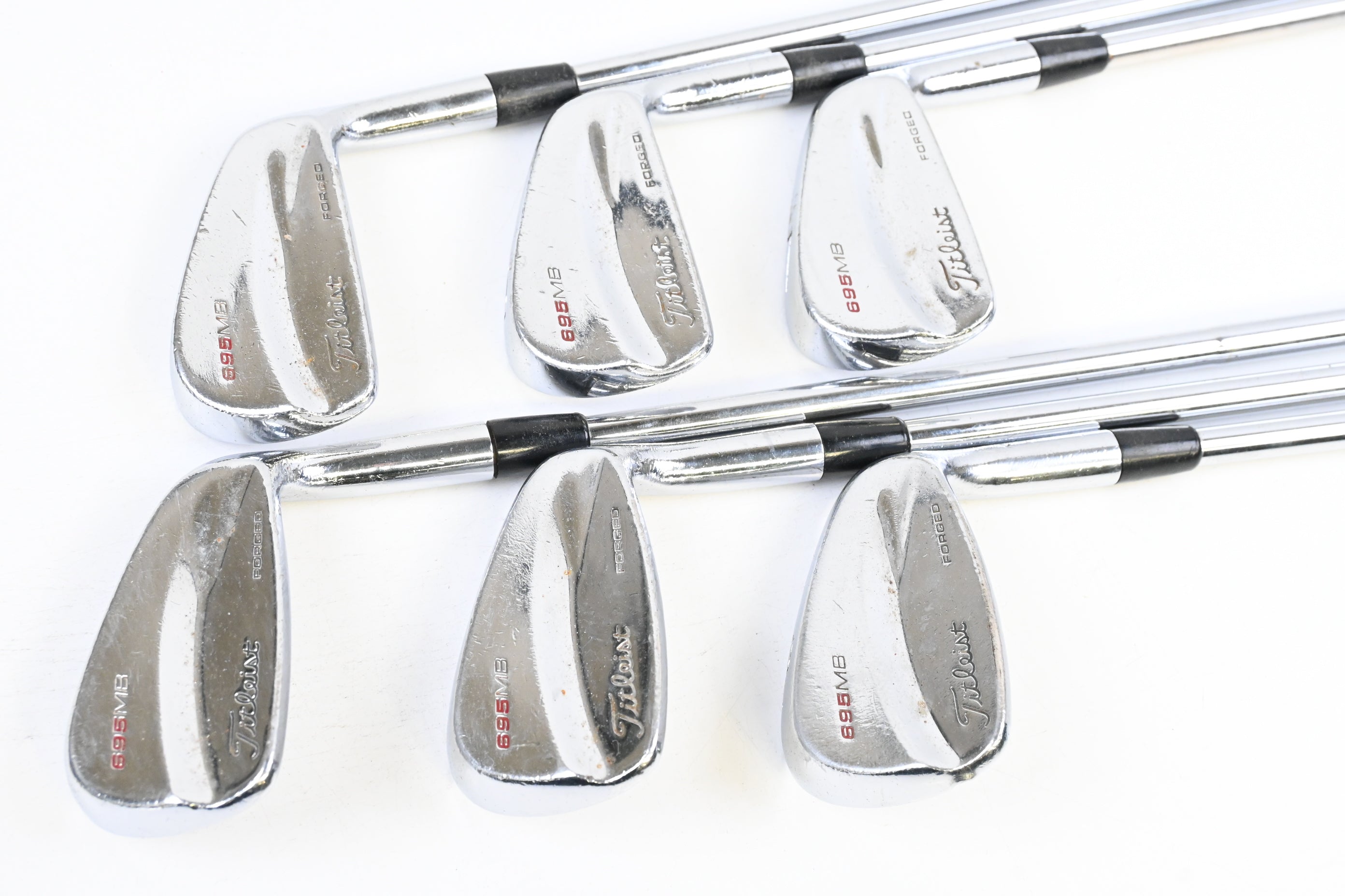 Titleist 695 Forged Irons / 5-PW / Stiff Flex Steel Shafts