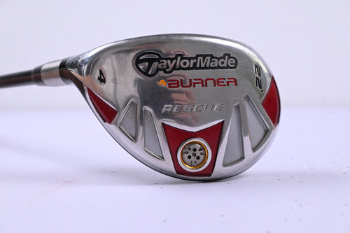 Left Hand Taylormade Burner 2007 #4 Hybrid / 22 Degree / Regular Flex REAX 65