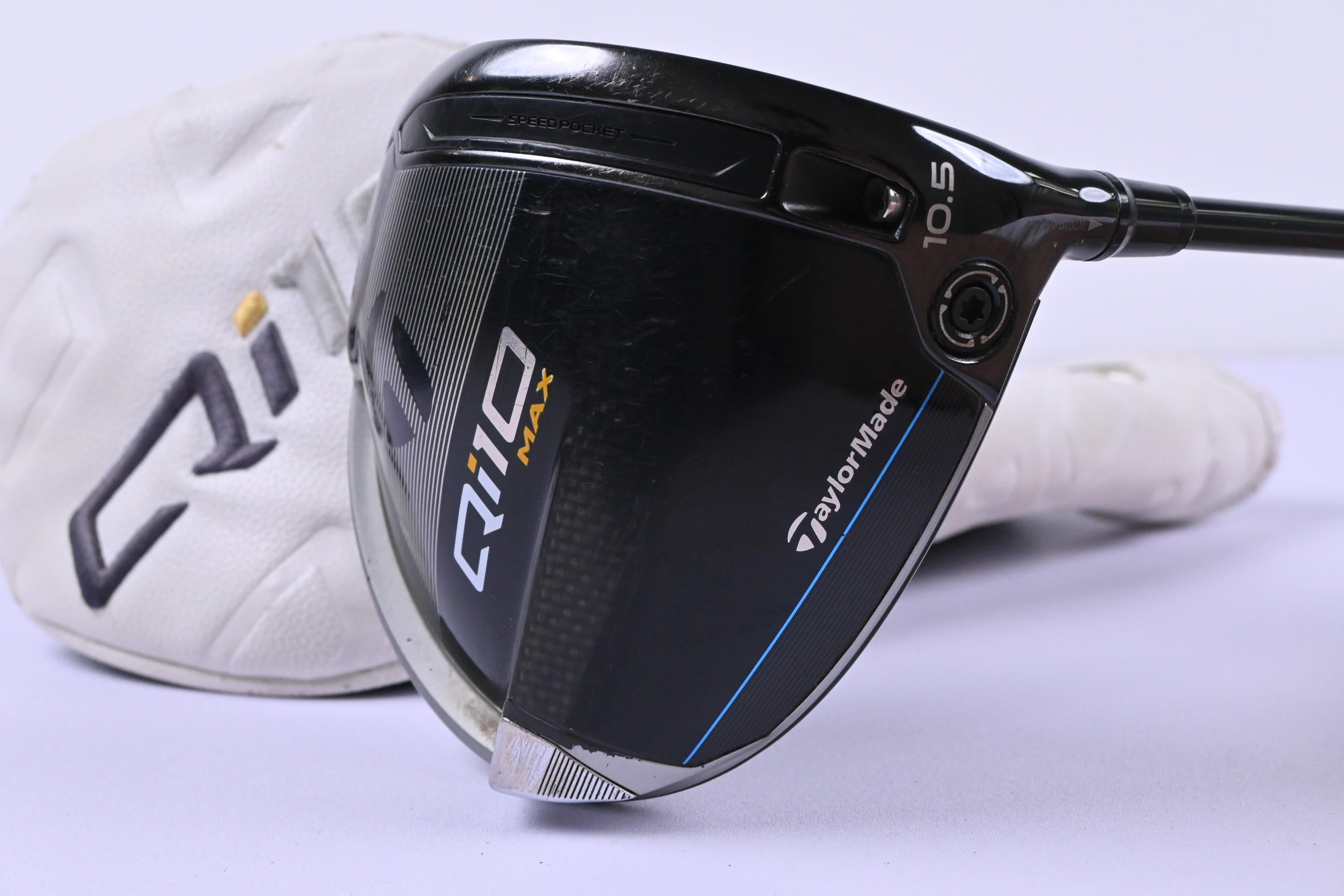 Taylormade Qi10 Max Driver / 10.5 degree / Stiff Flex Kai'li White 60 Shaft