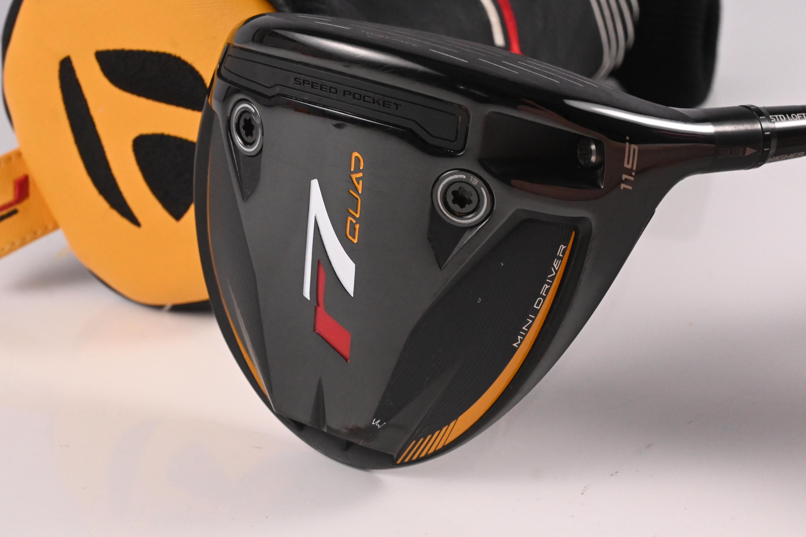 Taylormade R7 Quad Mini Driver / 11.5 Degree / Stiff Flex Fujikura Speeder MD 6